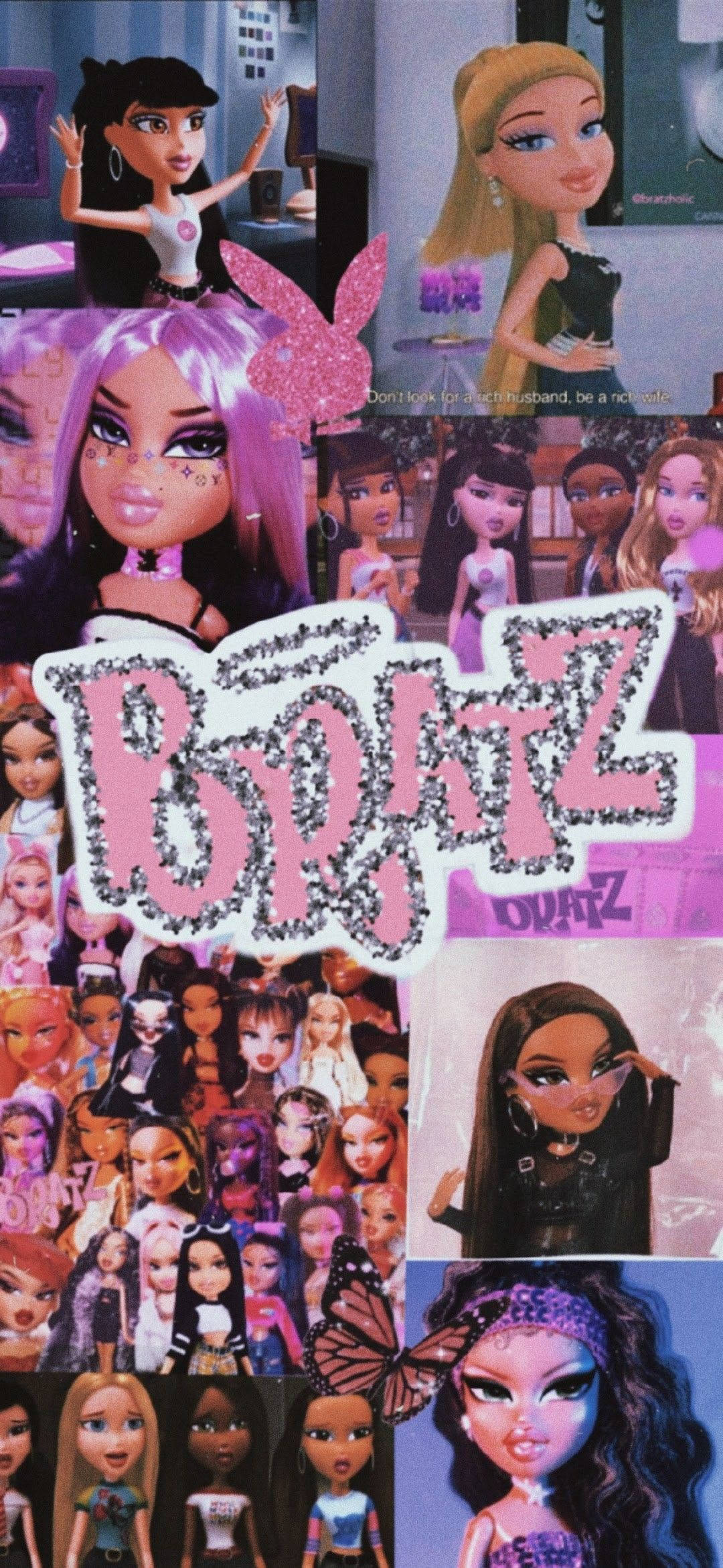 Bratz娃娃照片拼贴 壁纸