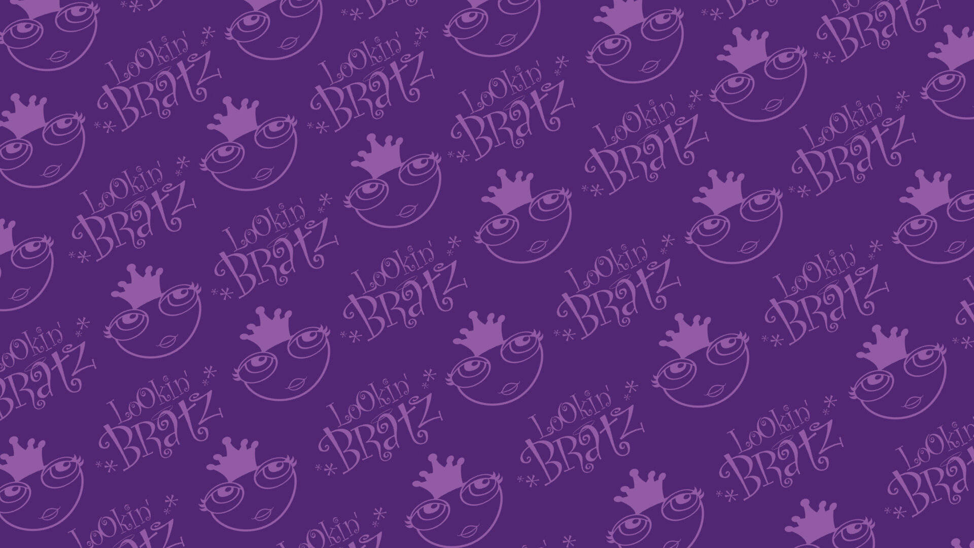 Bratz 美学紫色图案 壁纸