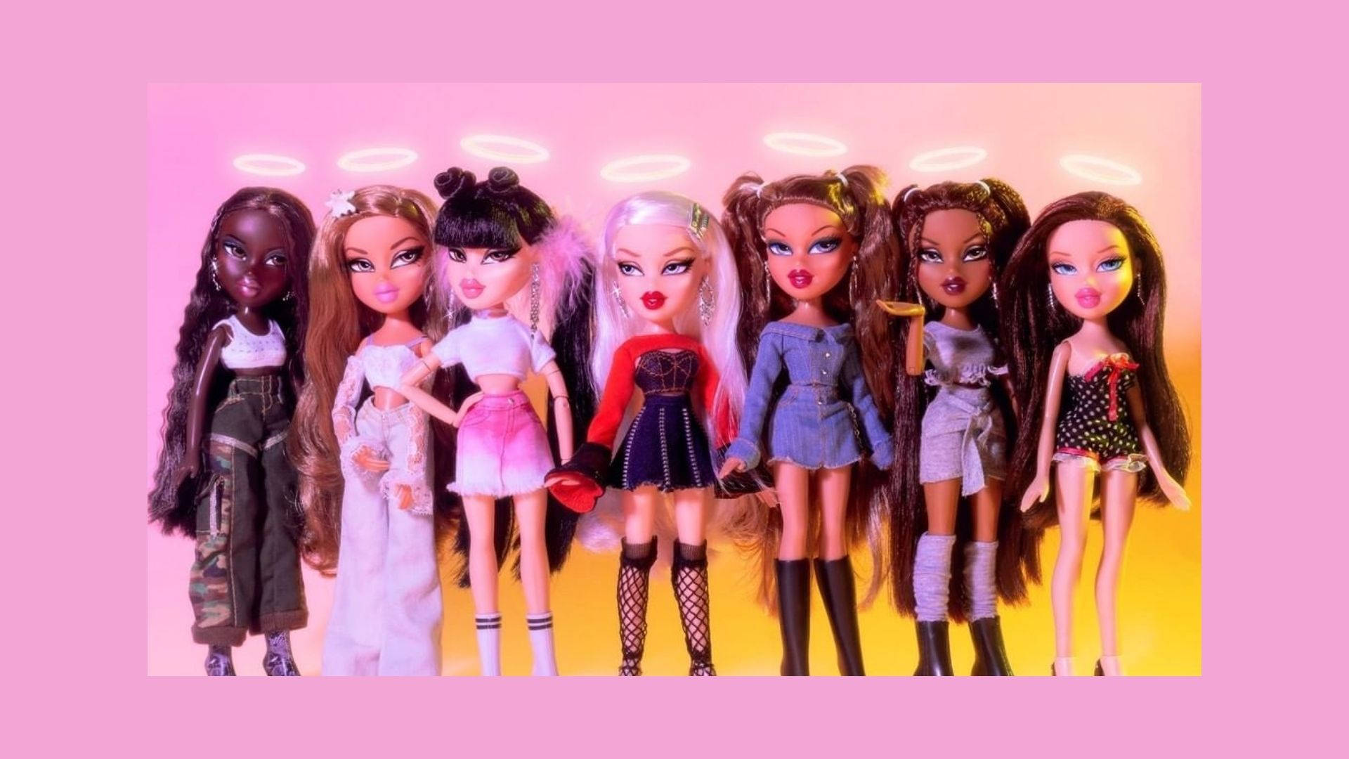 Bratz美学玩偶展现光环风格 壁纸