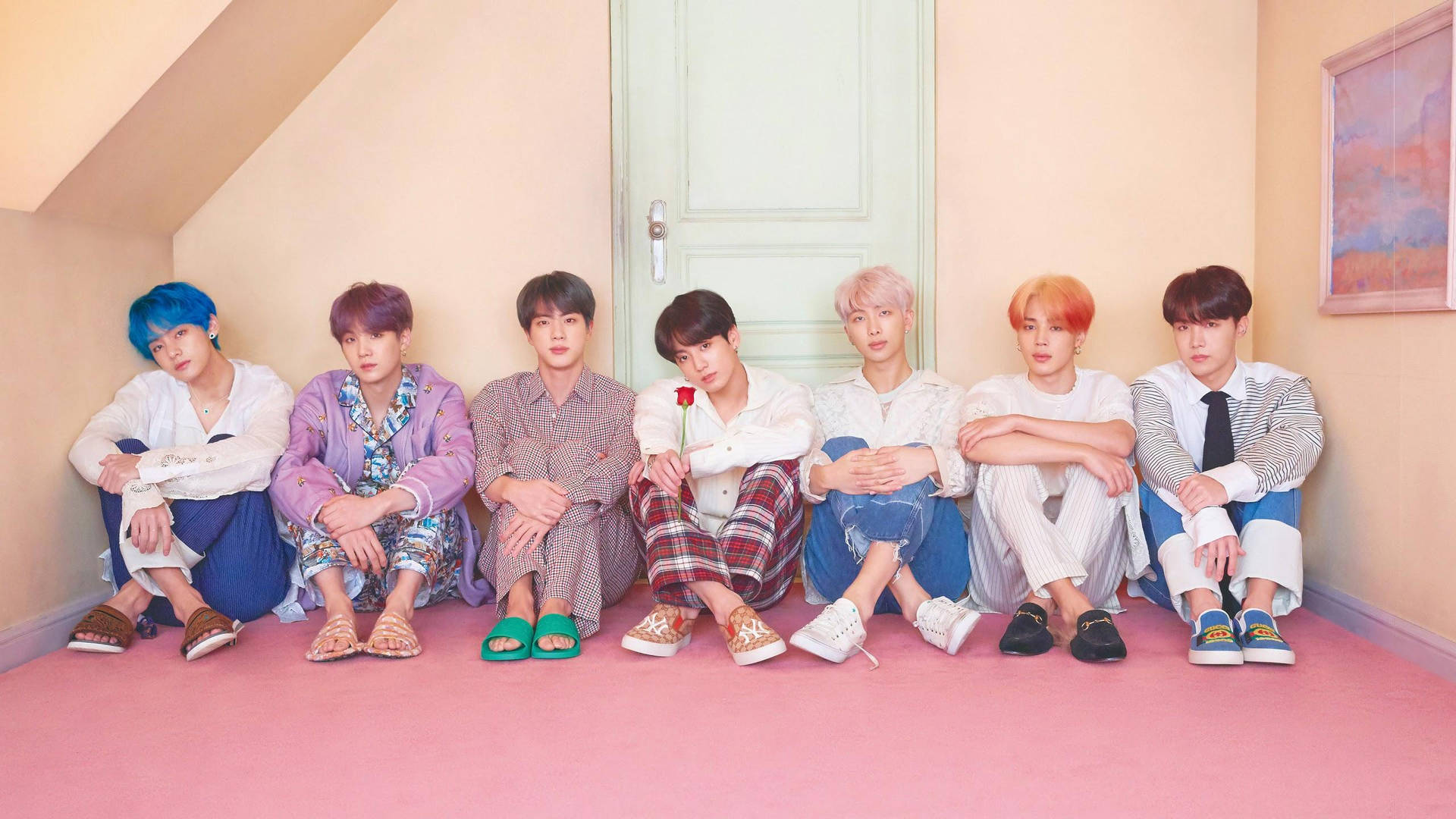 BTS 2020 粉彩房间