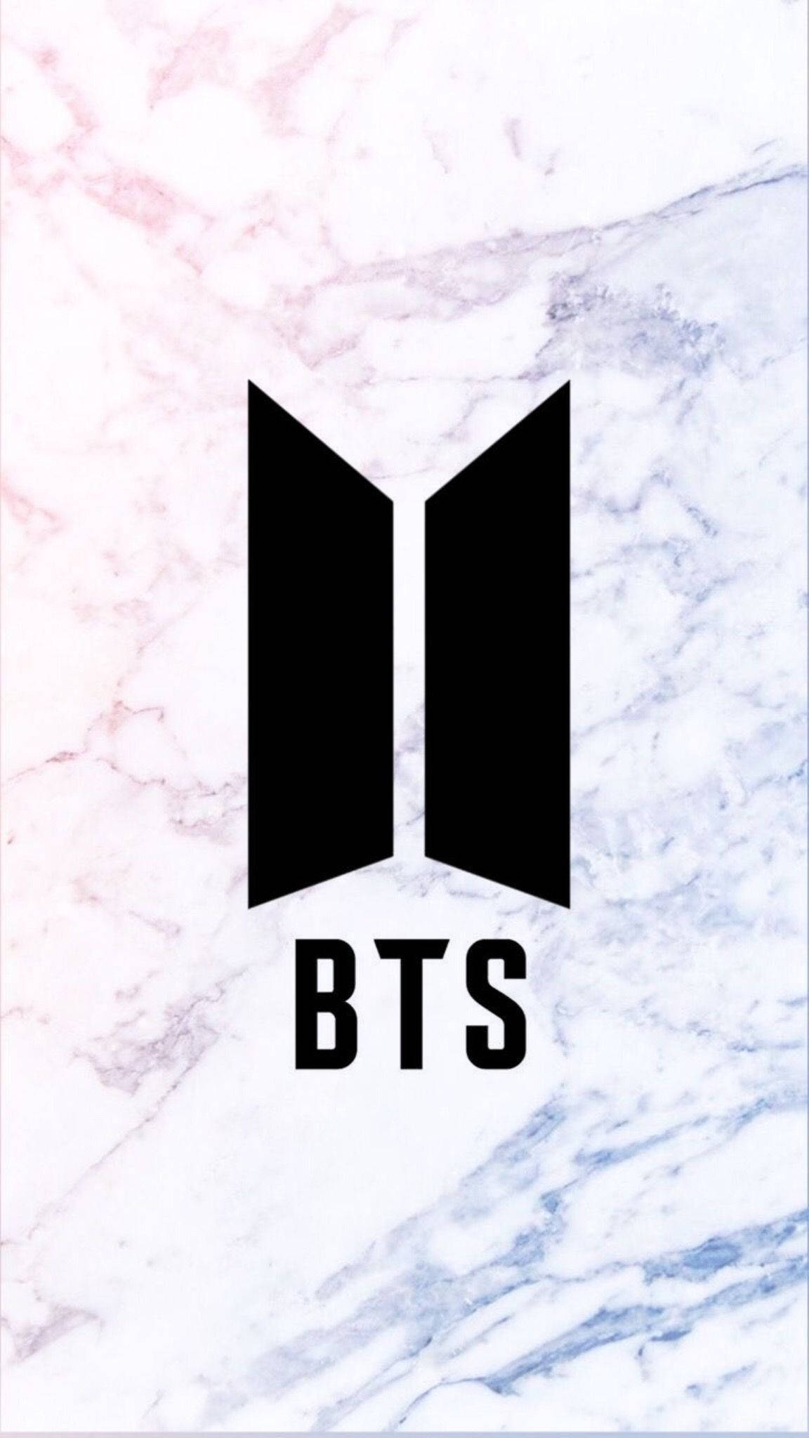 极简黑色BTS标志 壁纸