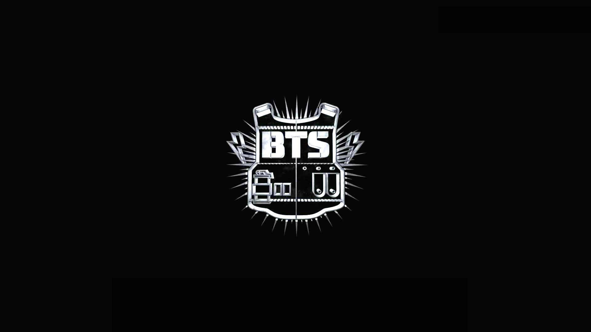 BTS防弹背心标志笔记本电脑壁纸 壁纸