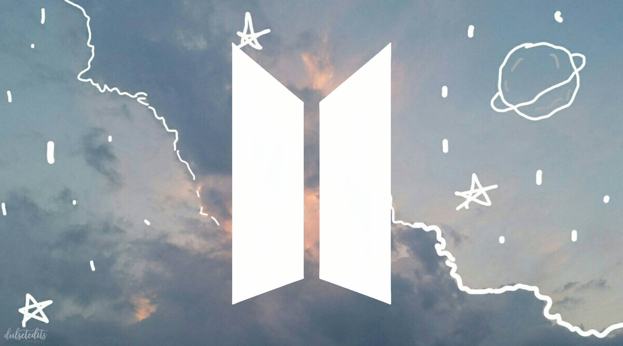BTS 标志可爱美学 壁纸