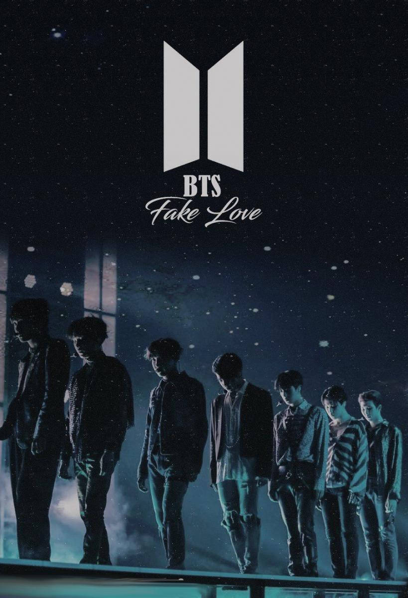 BTS Fake Love 队形排列 壁纸
