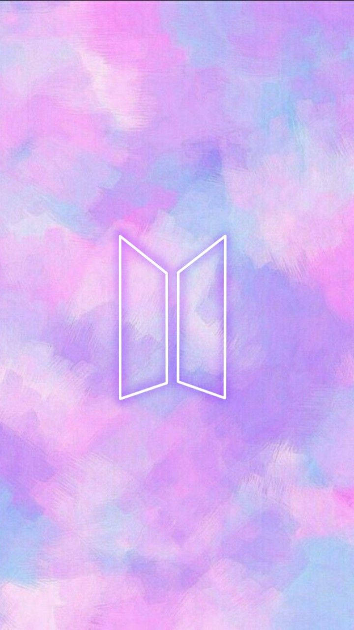 柔和色BTS标志 壁纸