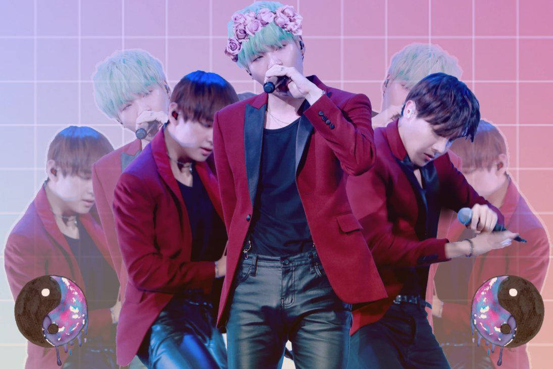 粉色BTS粉丝艺术 壁纸