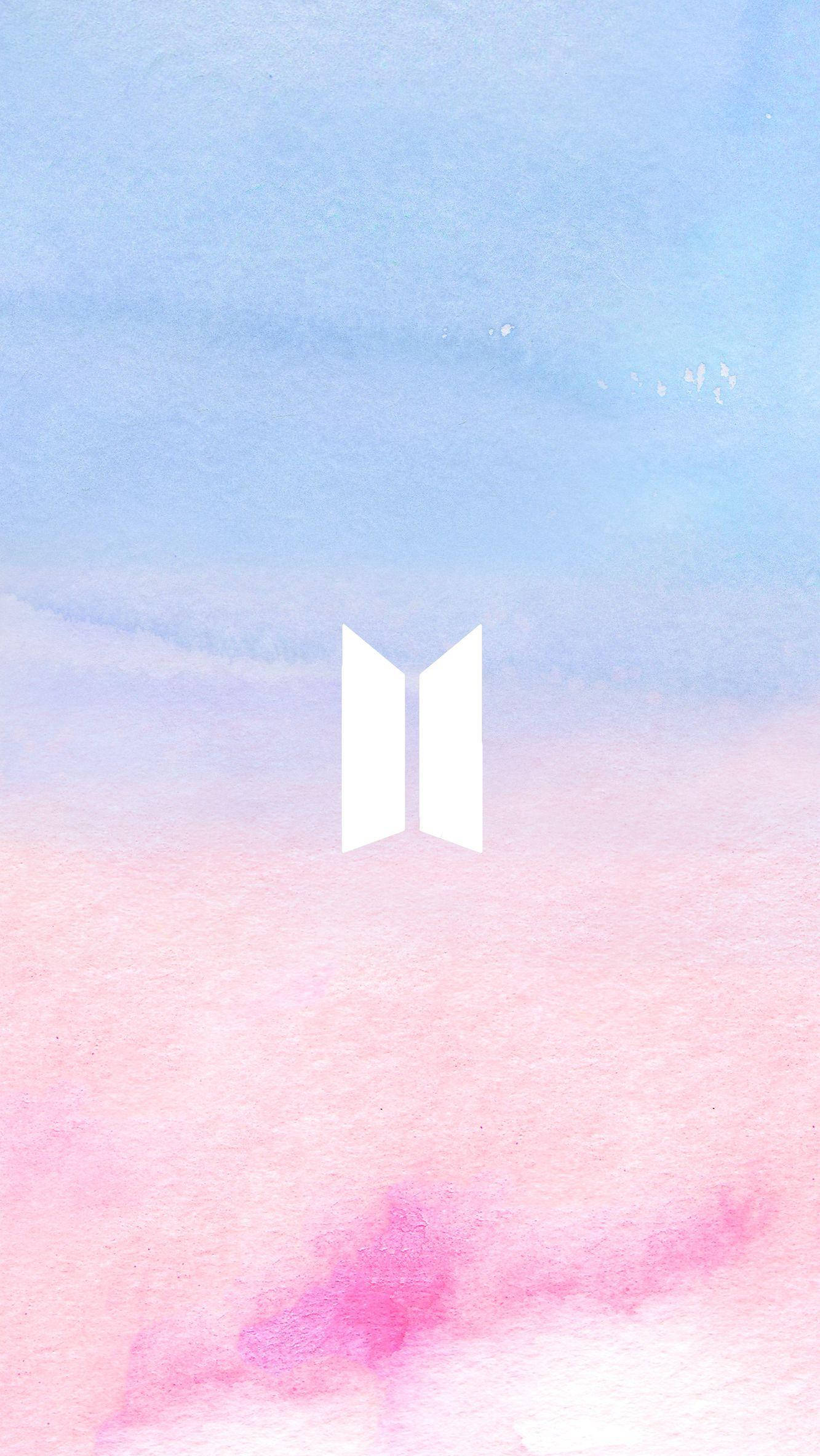 BTS 标志柔和色 壁纸