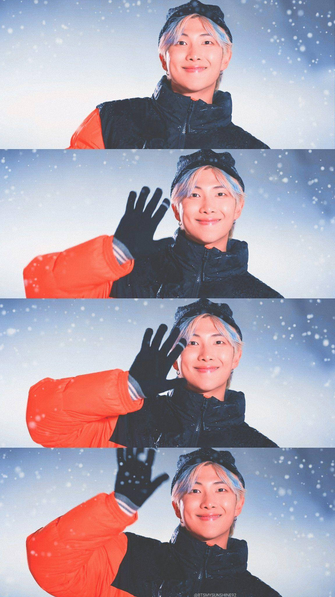 BTS RM 2020冬季 壁纸
