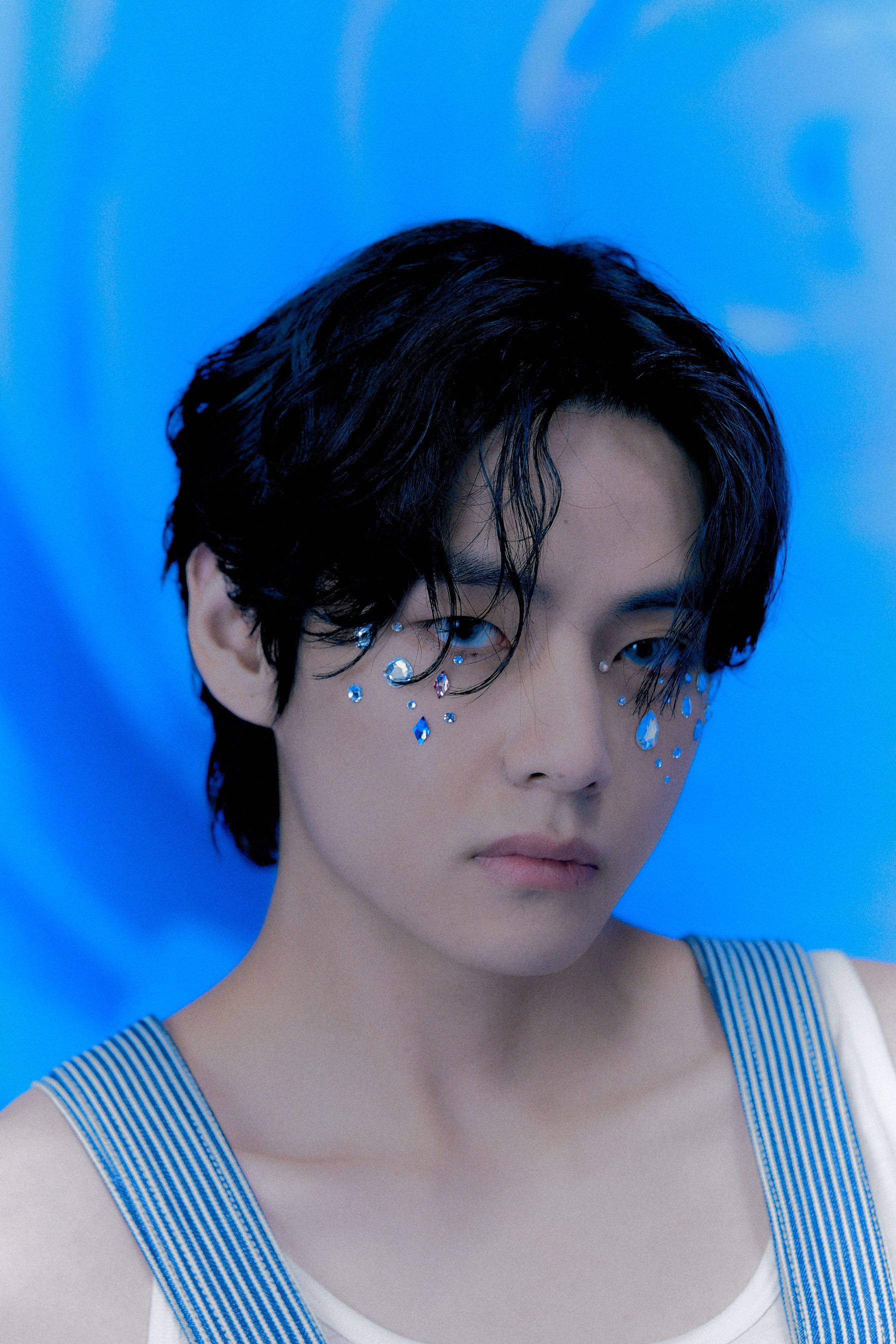 BTS V 水晶贴纸 壁纸