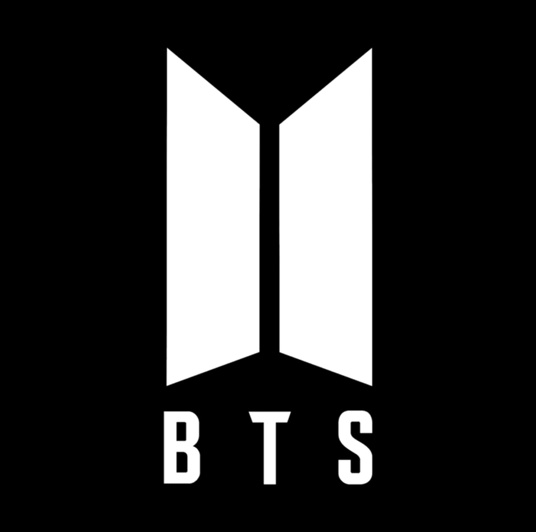 BTS标志黑白 壁纸