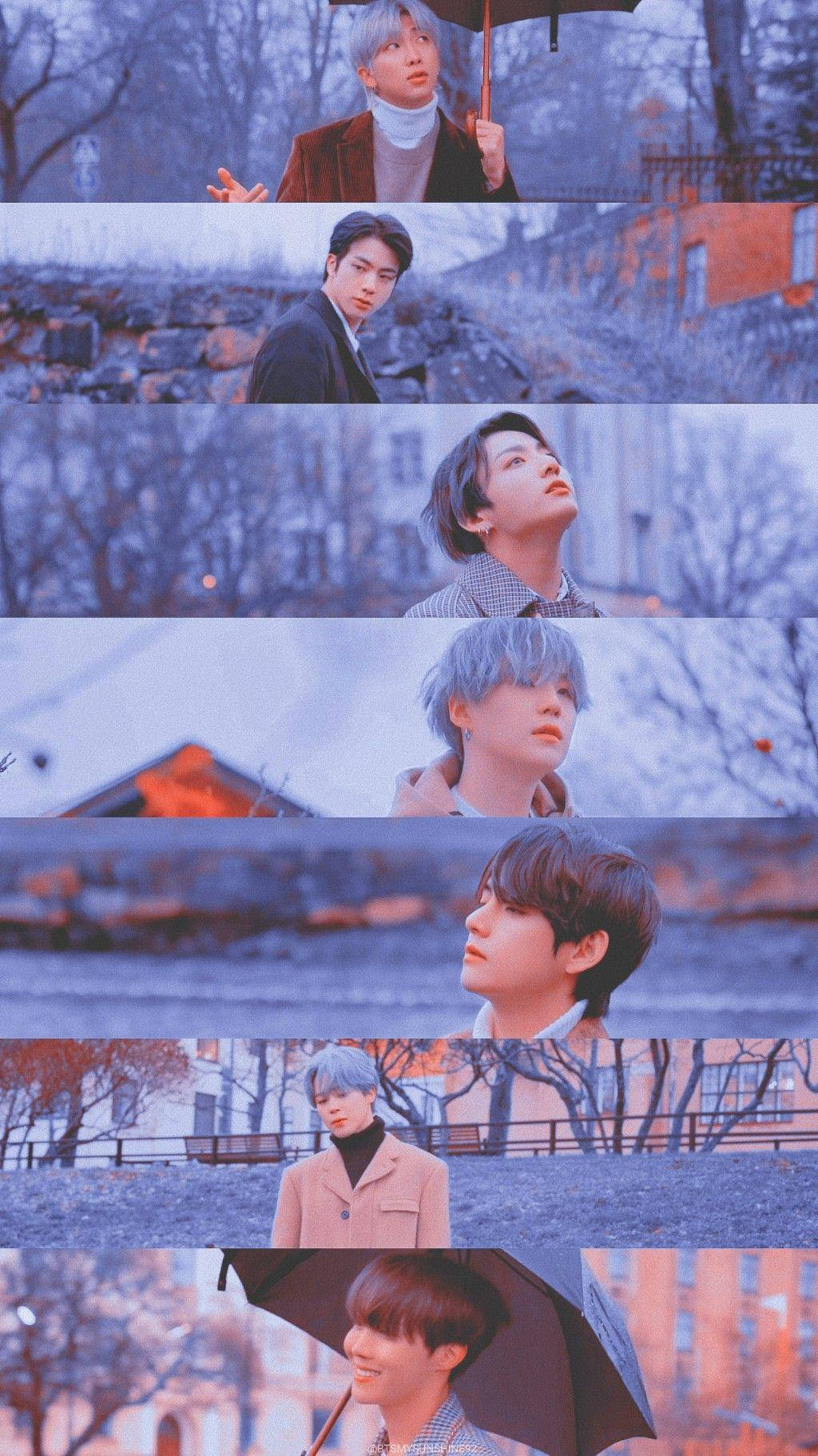 BTS 紫色美学 2020 壁纸