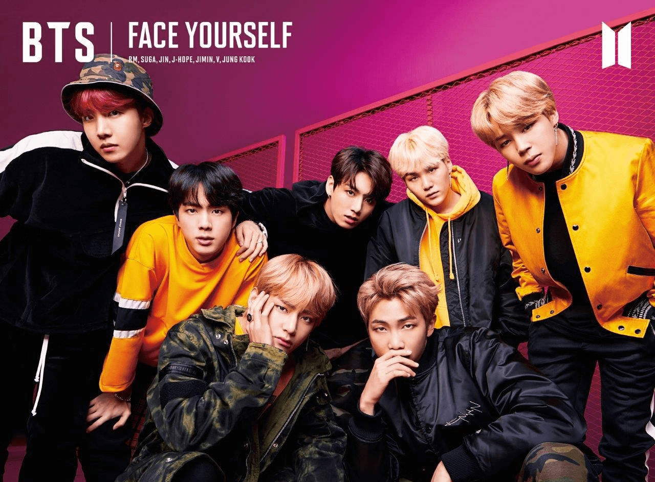 BTS 男团成员 V、Jungkook、Jimin、Suga、Jin、RM 和 J-hope