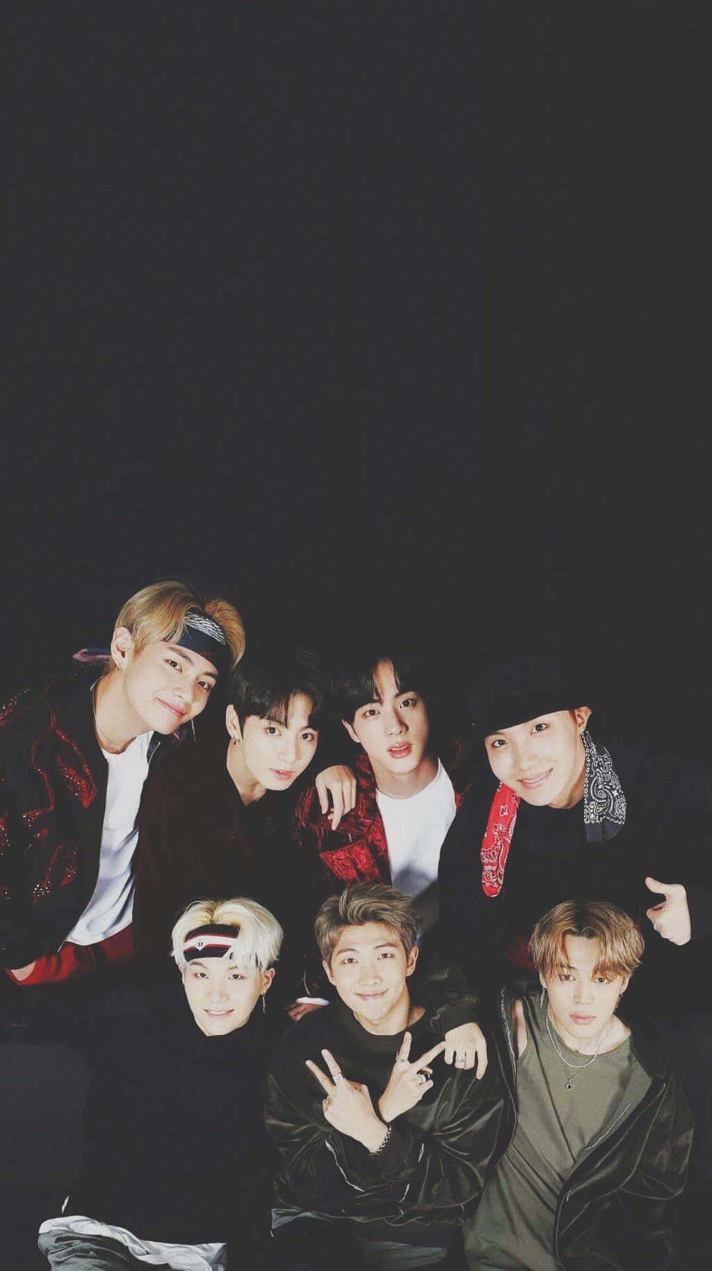 BTS 黑色iPhone壁纸 壁纸