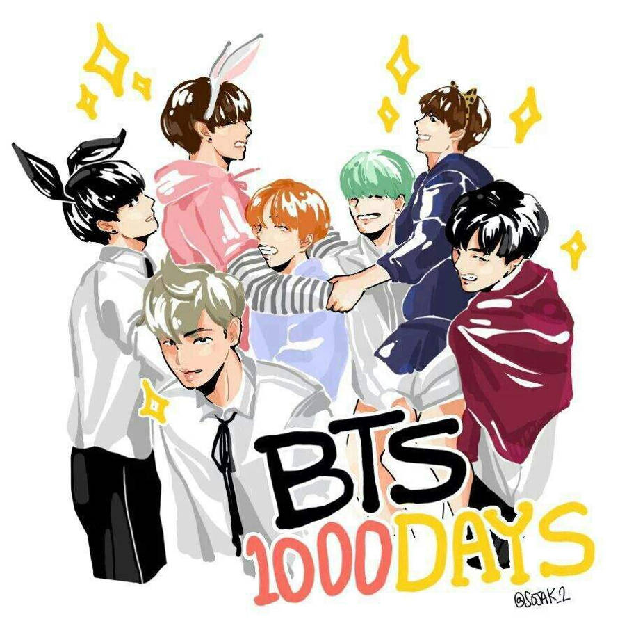 BTS动漫1000天 壁纸