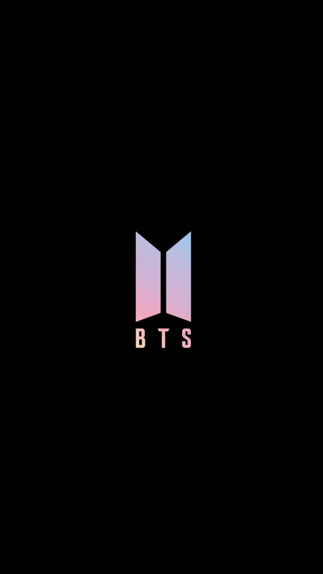 BTS紫色Logo锁屏壁纸 壁纸