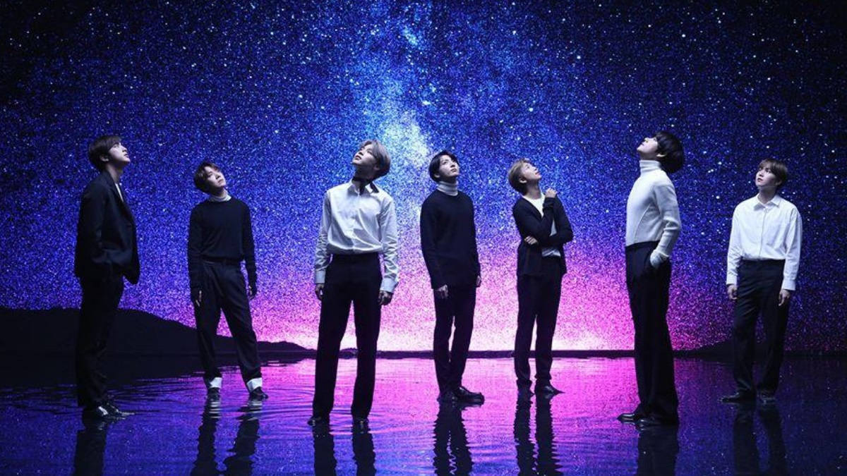 BTS星空之下桌面壁纸 壁纸