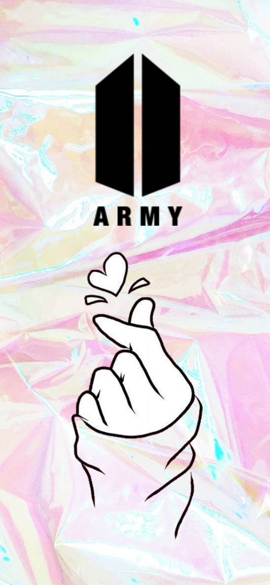 BTS标志手指爱心壁纸