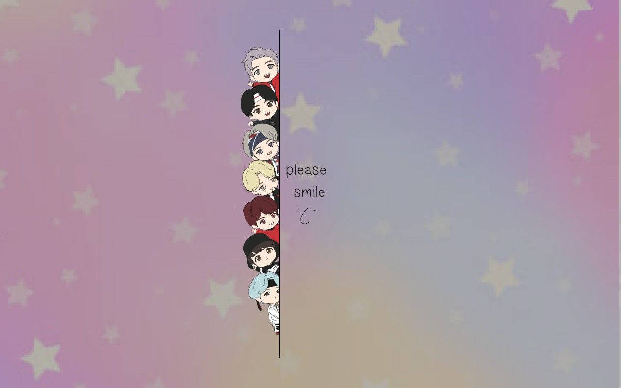 BTS笔记本TinyTAN探头 壁纸