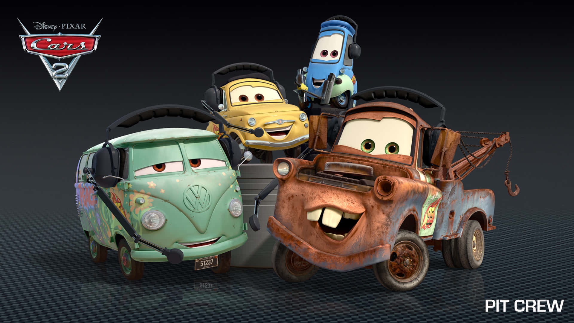 《Cars 2》：闪电麦昆领跑 壁纸
