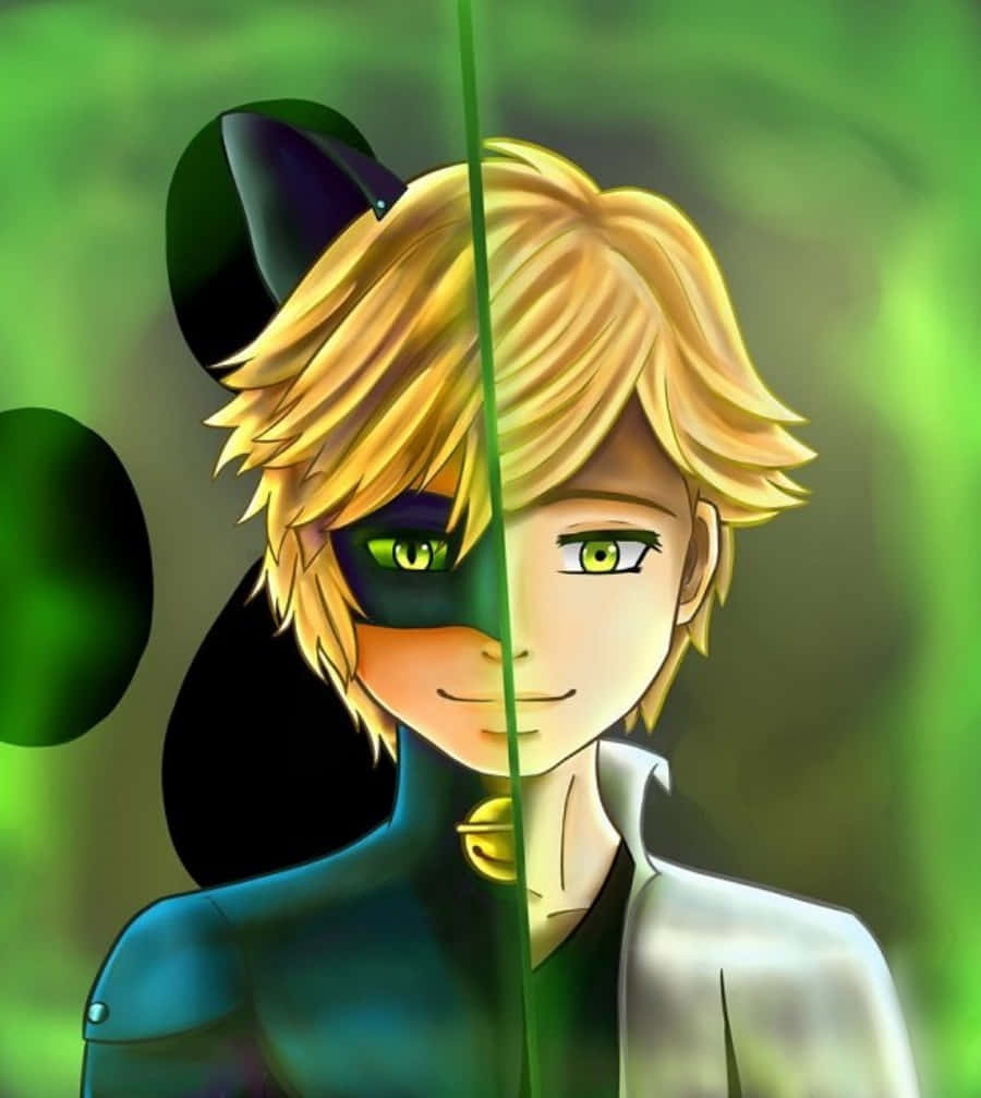 行走的时尚黑猫：Cat Noir 壁纸