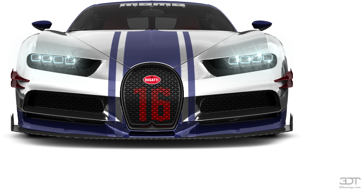 布加迪Chiron Sport前视图 壁纸