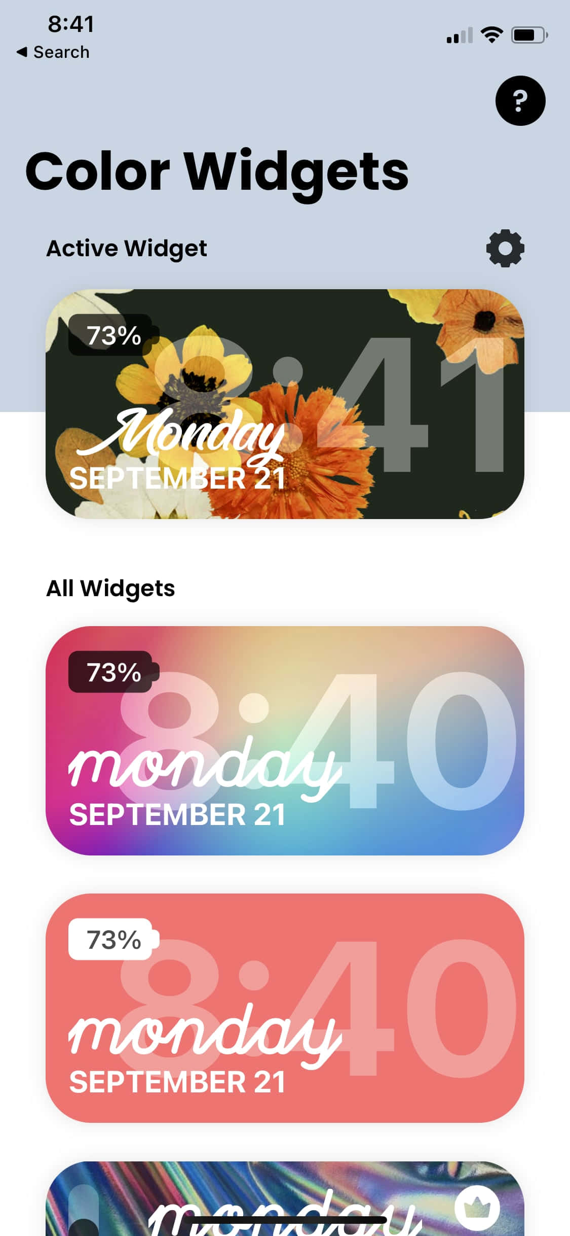 color widgets - APK截图 壁纸