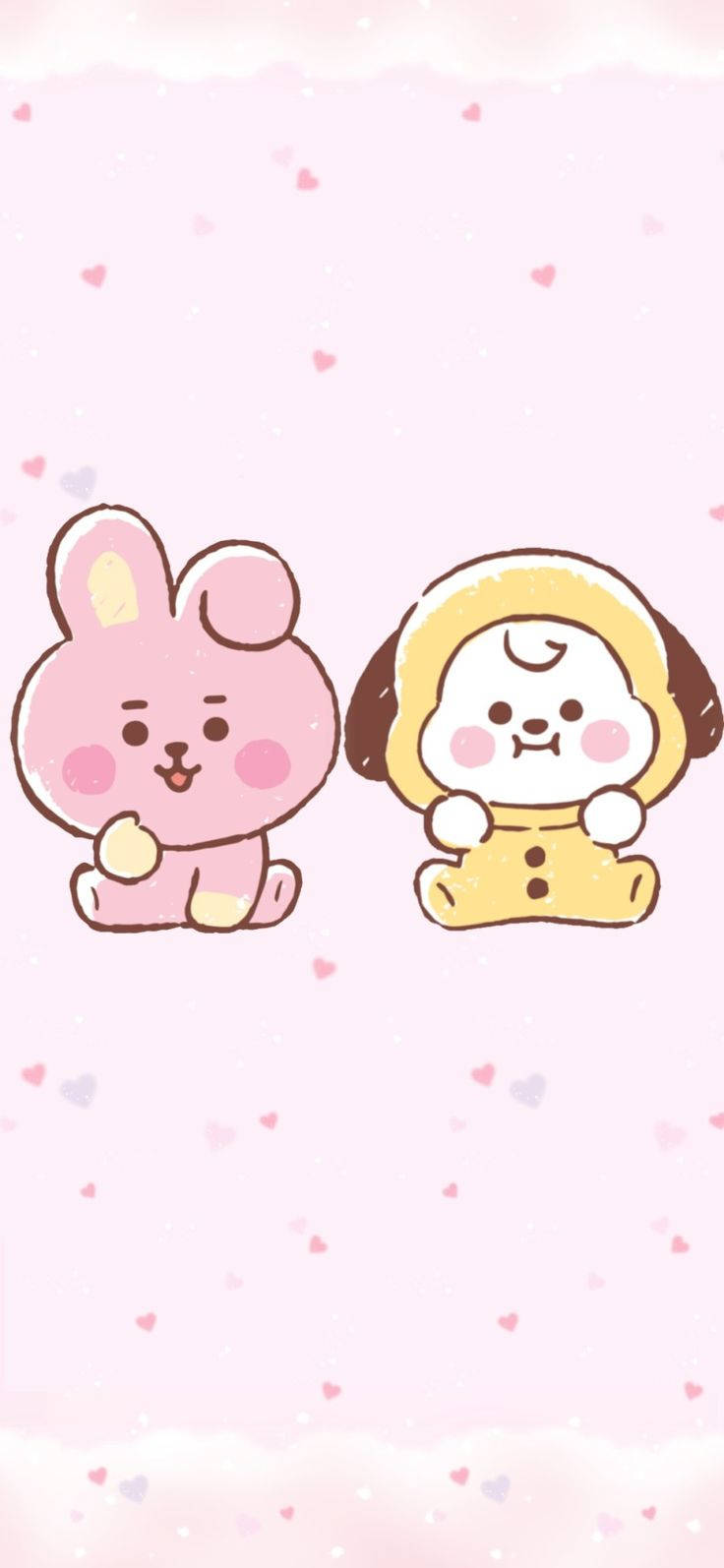 Cooky与Chimmy可爱iPhone壁纸 壁纸