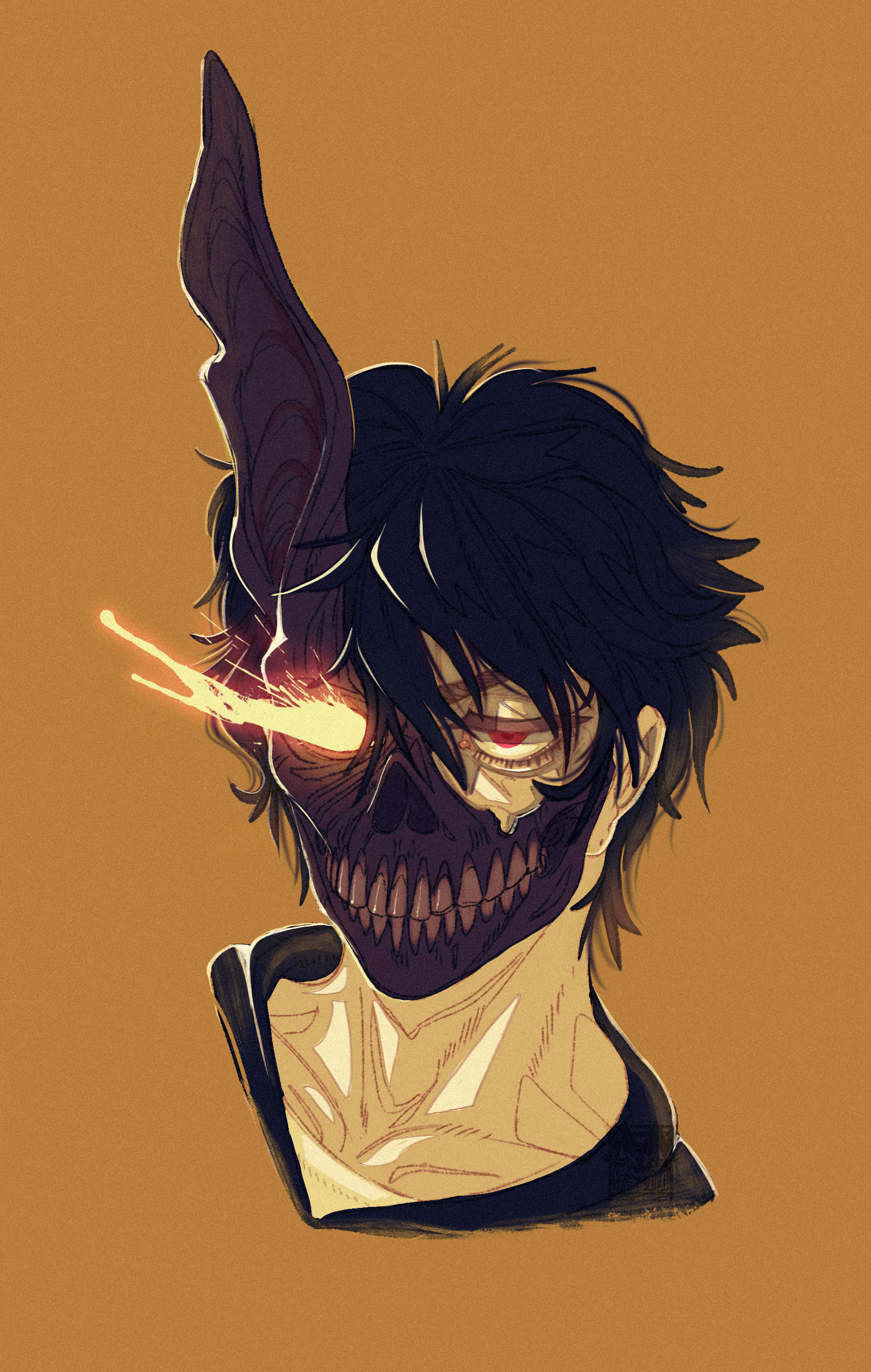 Corpse Husband黄色艺术 壁纸
