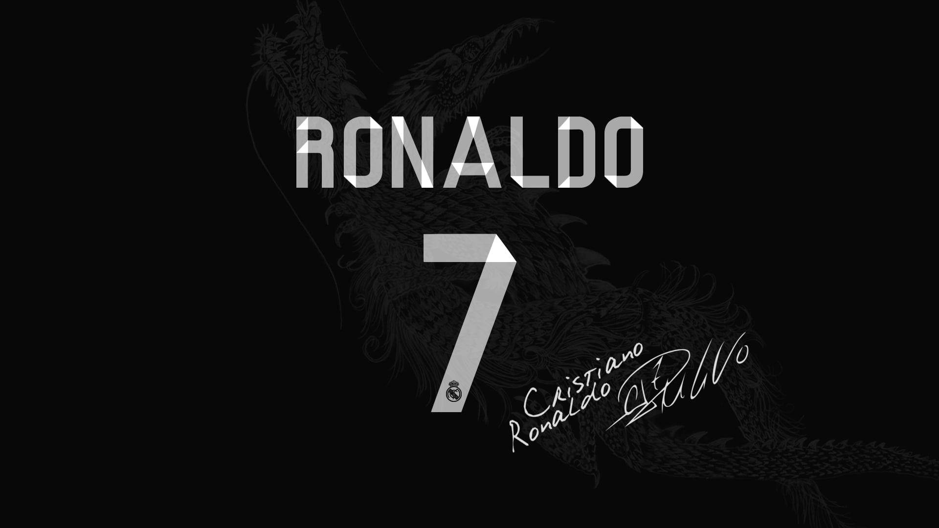 CR7高清姓氏、号码、签名 壁纸