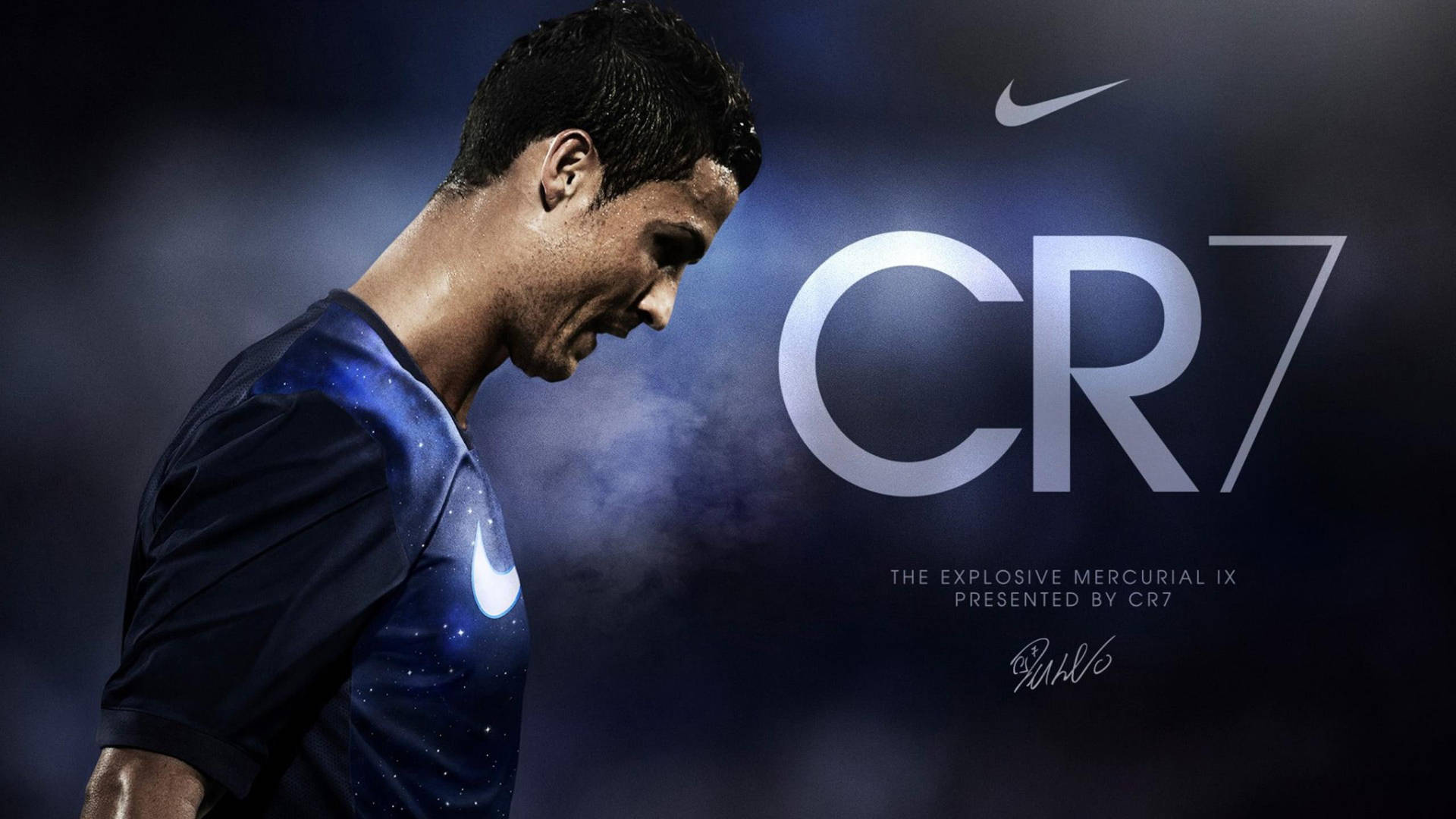 CR7高清侧面肖像 壁纸