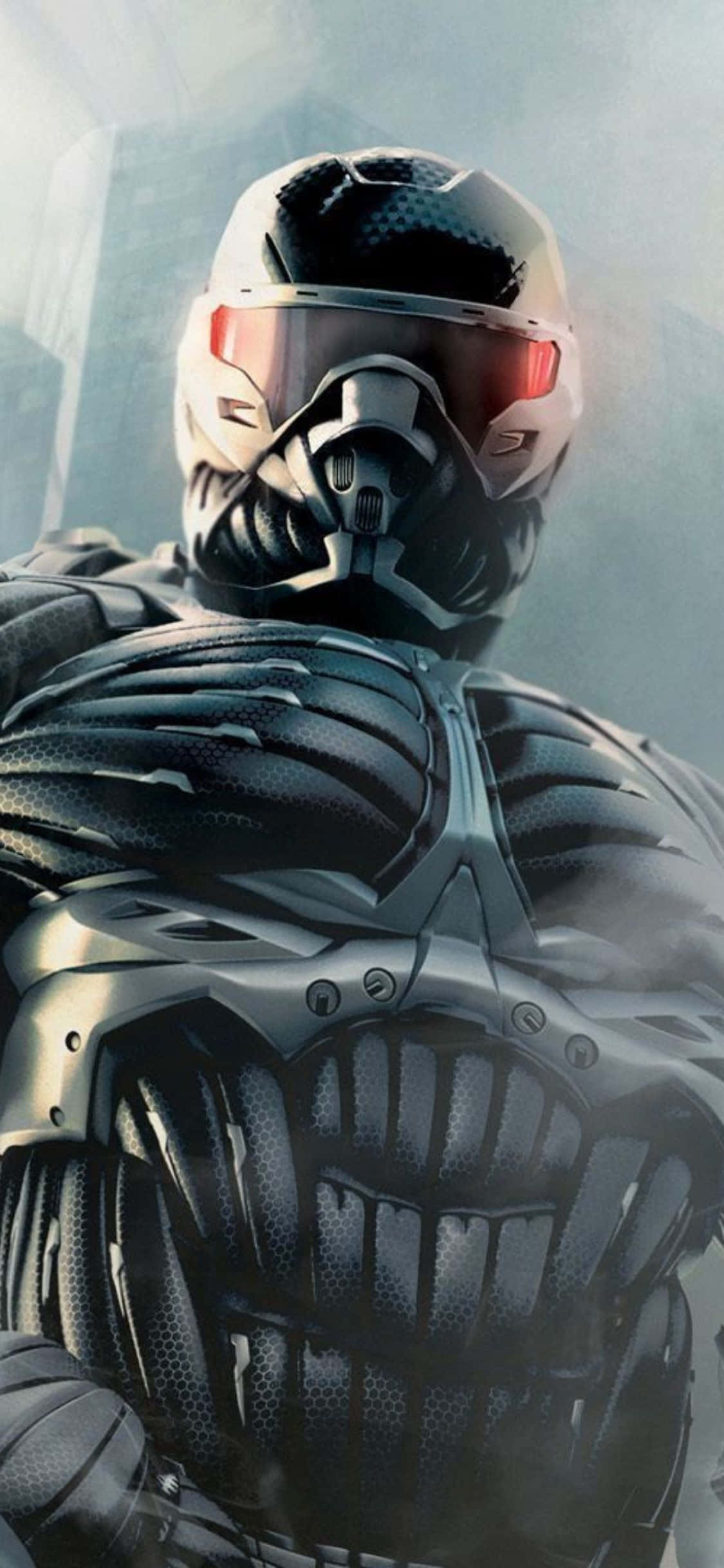 用Crysis 3和iPhone X探索未来世界 壁纸