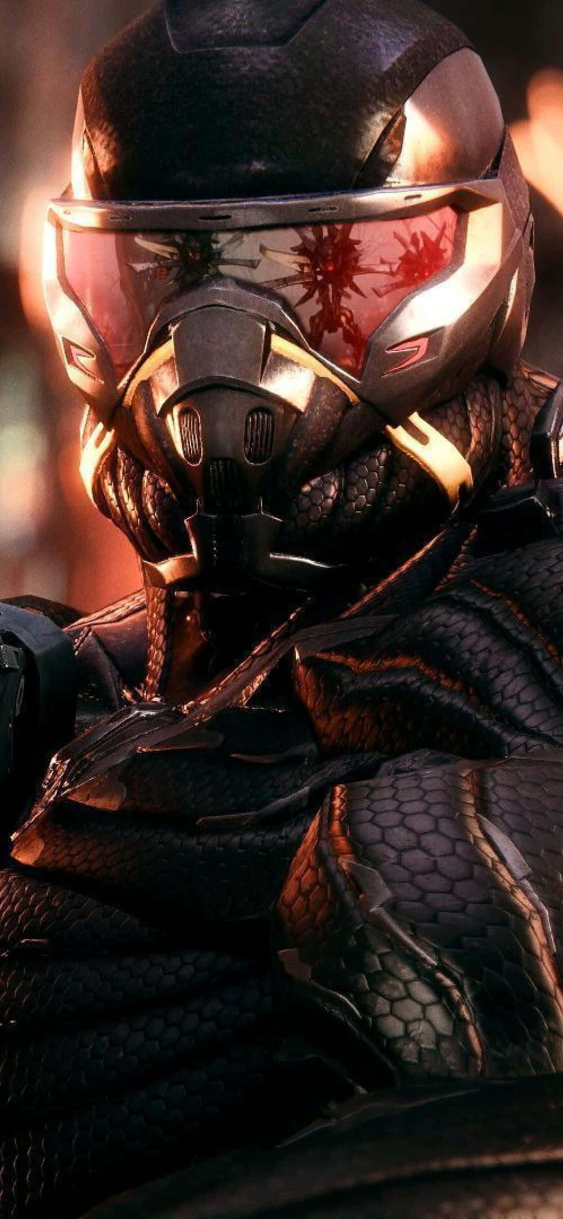 展示运行《Crysis 3》的iPhone X 壁纸