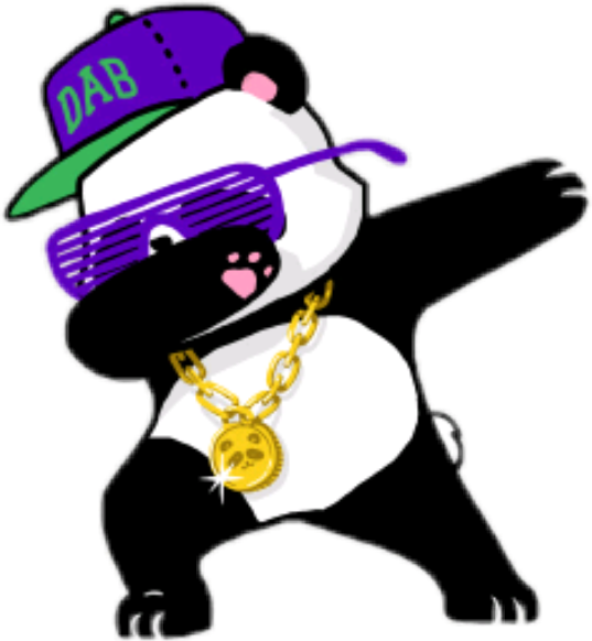 嘻哈熊猫Dabbing.PNG 壁纸