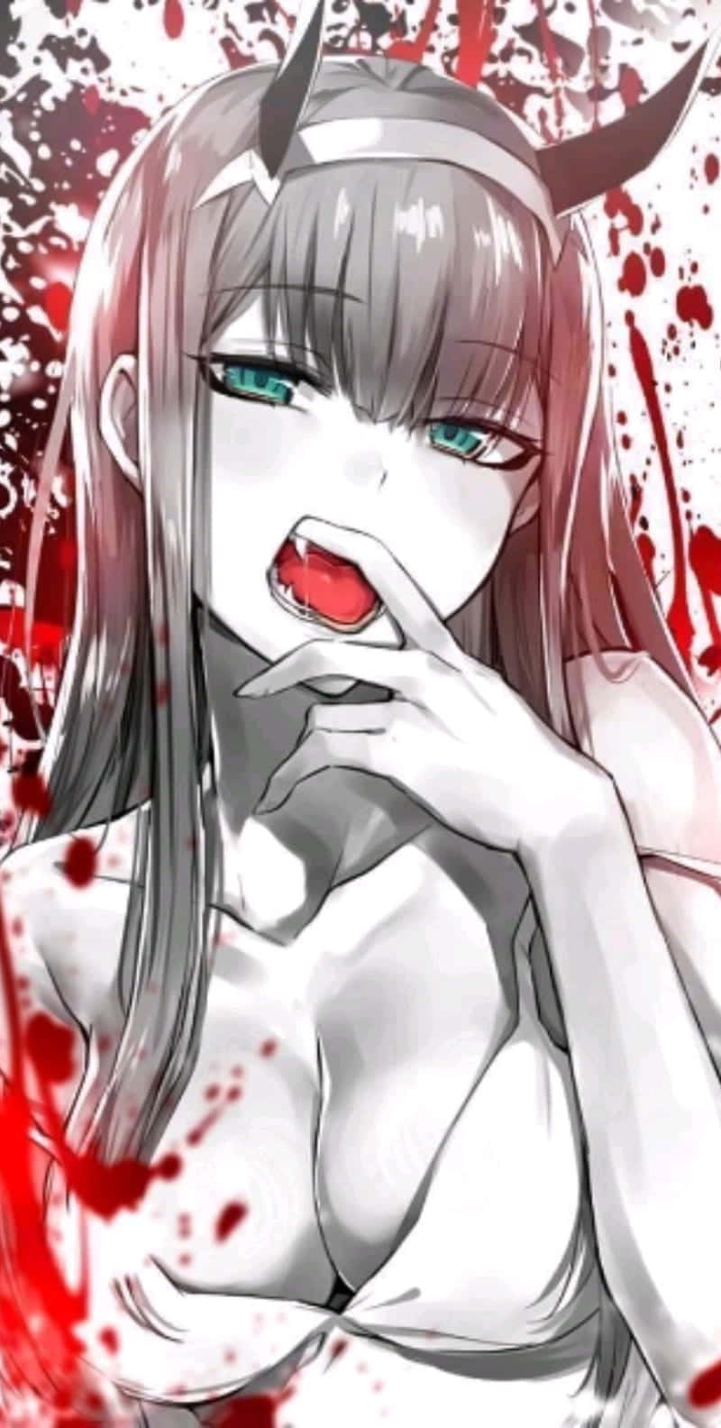 热映动漫《DARLING in the FRANXX》零二壁纸 壁纸