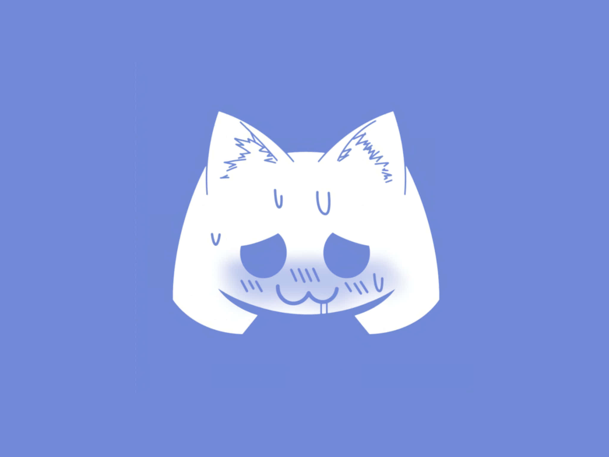 Discord 标志动漫猫咪风格 壁纸