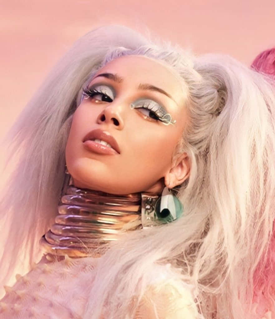 Doja Cat 以独特风格亮相舞台 壁纸