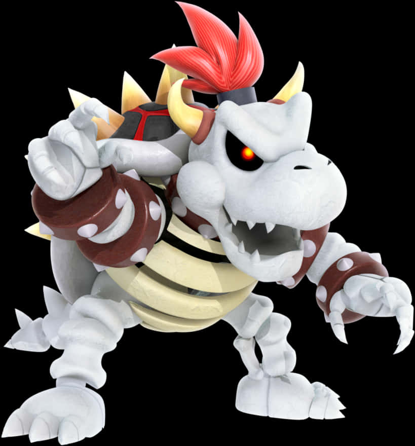 Dry Bowser 角色渲染图 壁纸