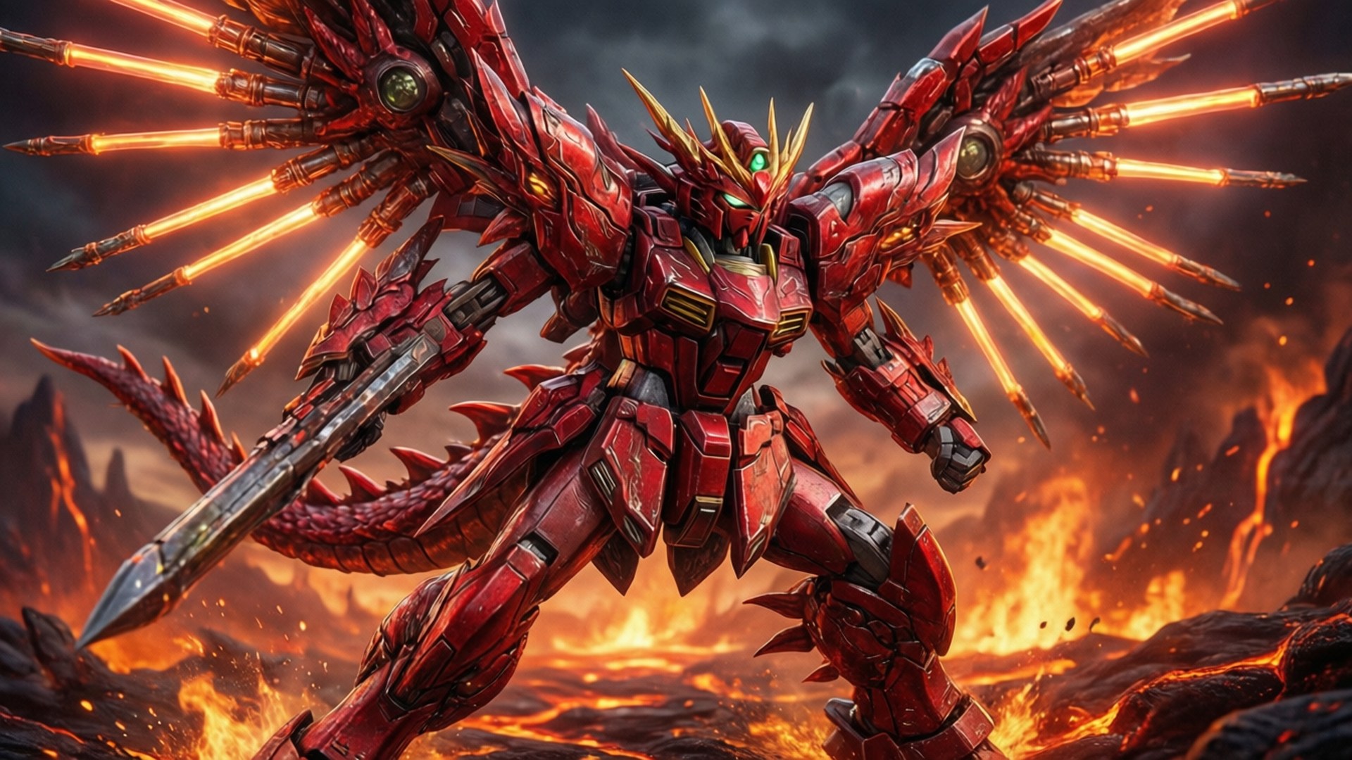 Epyon 地狱烈焰 壁纸