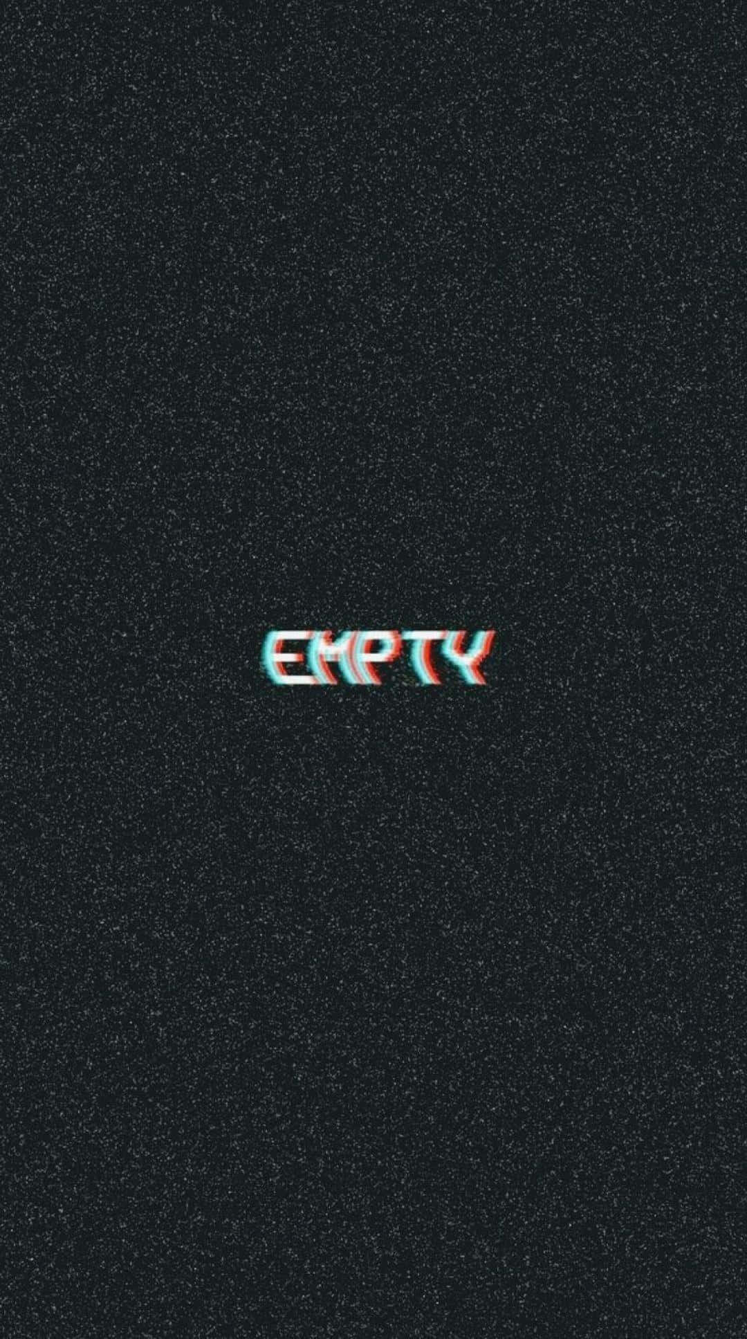 黑色背景上写着epyty 壁纸