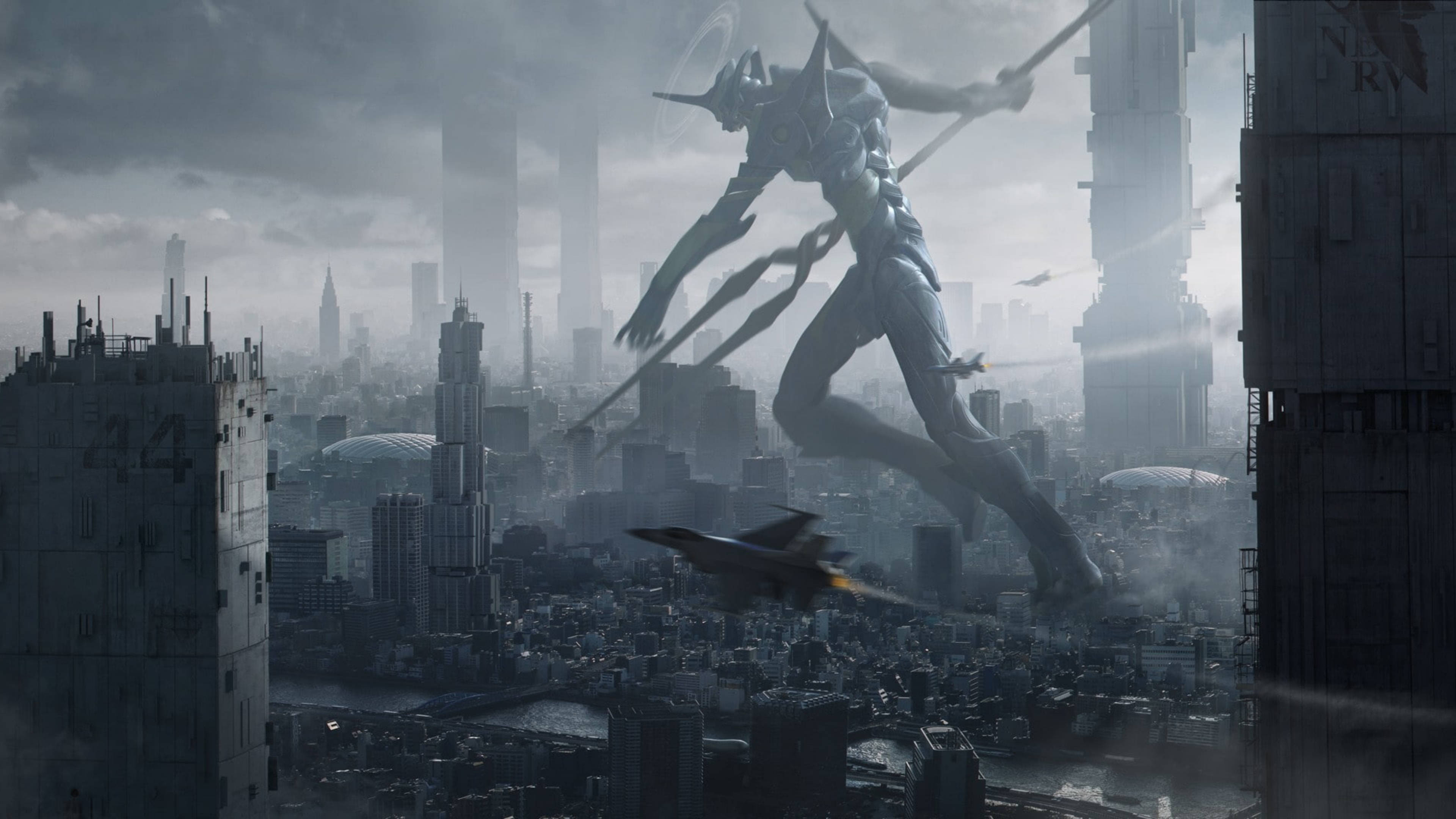 EVA 4K 沉寂都市 壁纸
