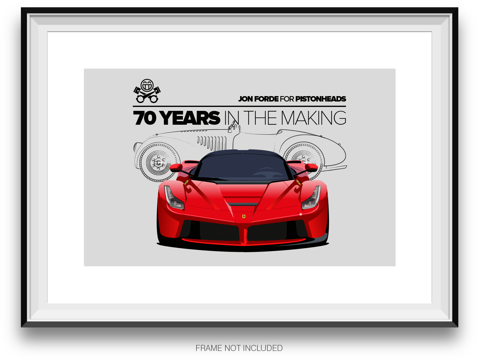 Ferrari 70年历程艺术海报 壁纸