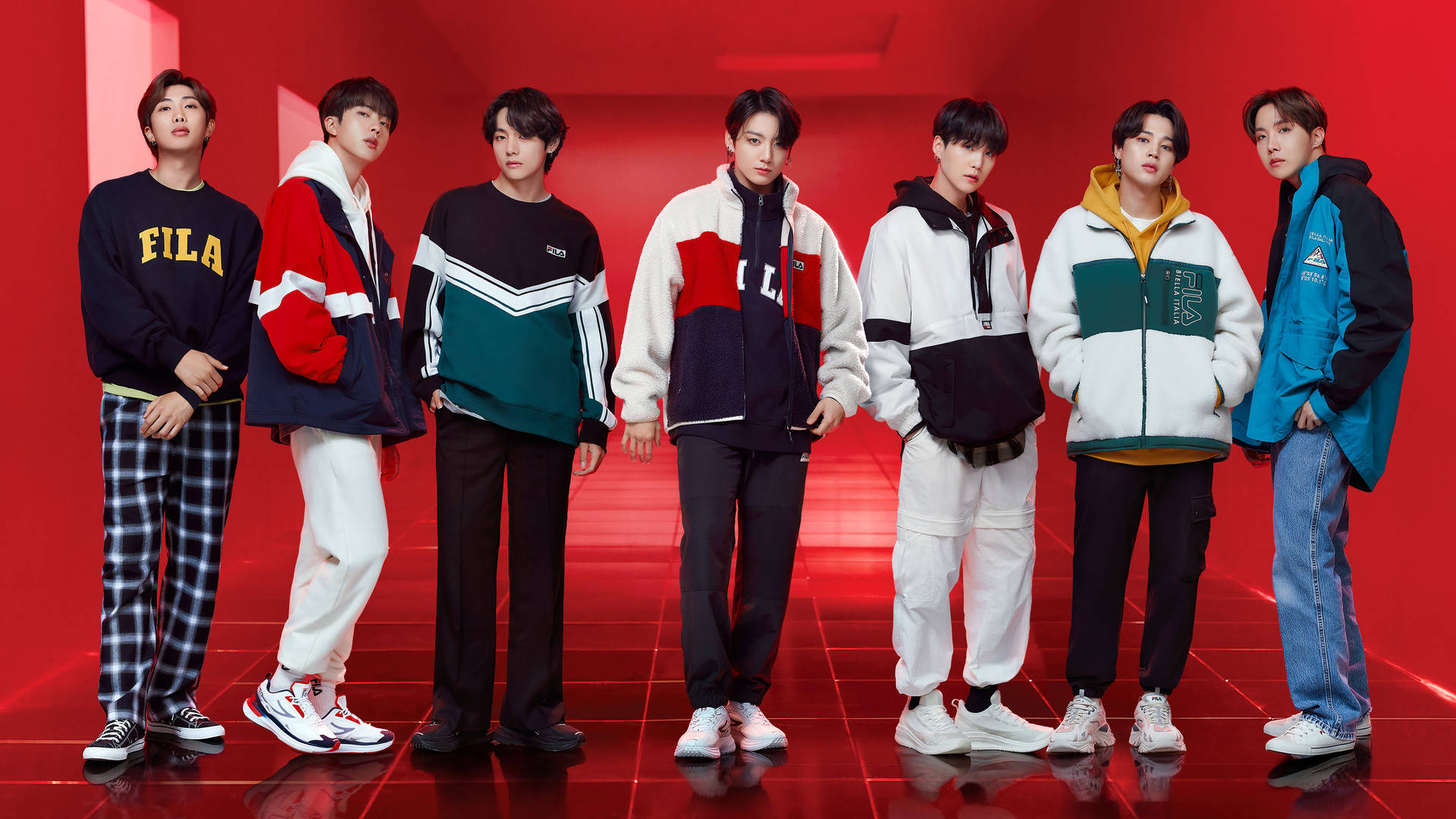 FILA 酷炫BTS笔记本 壁纸