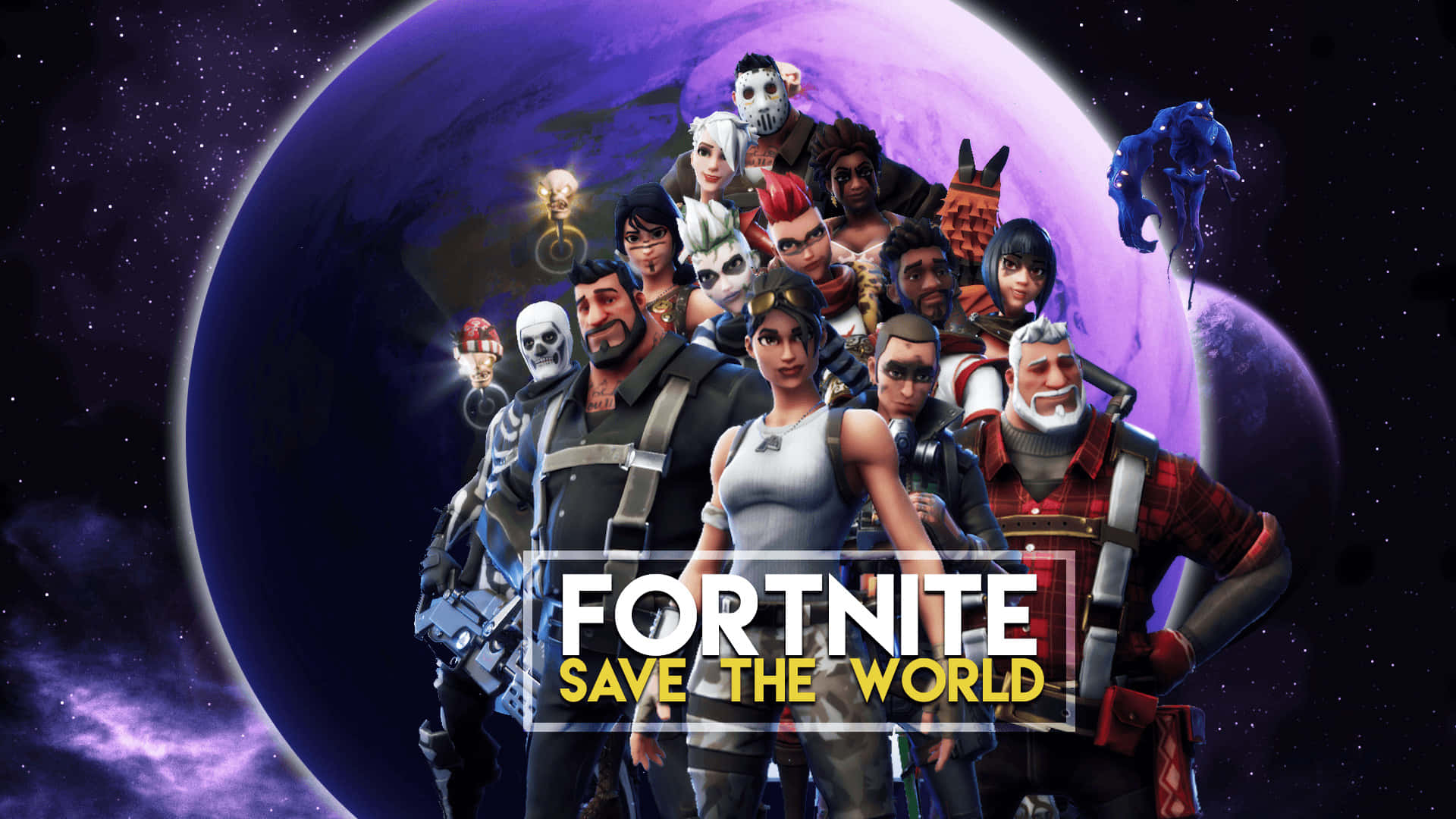 酷炫的Fortnite背景 壁纸