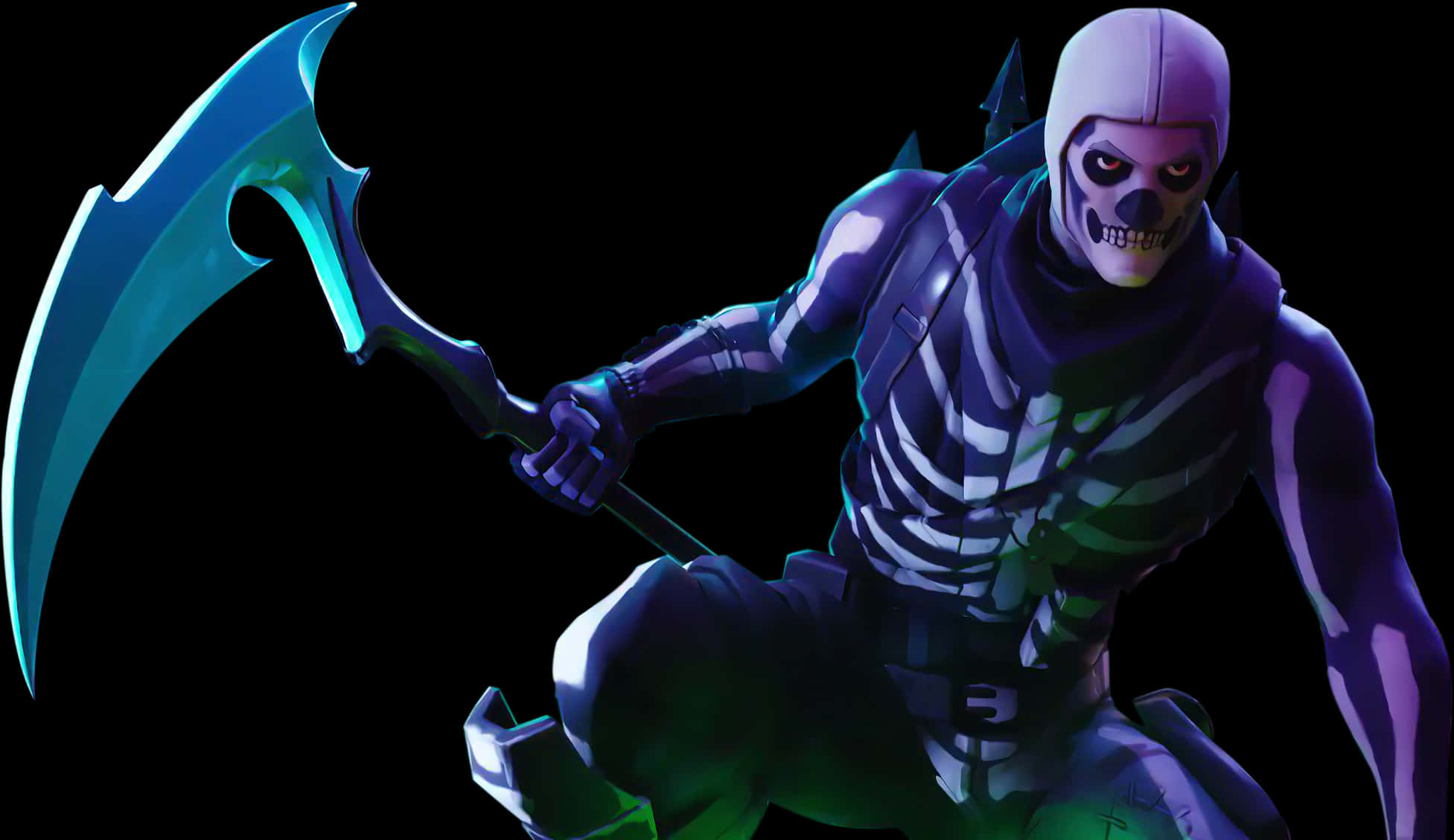 Fortnite 骷髅骑兵皮肤配镰刀 壁纸