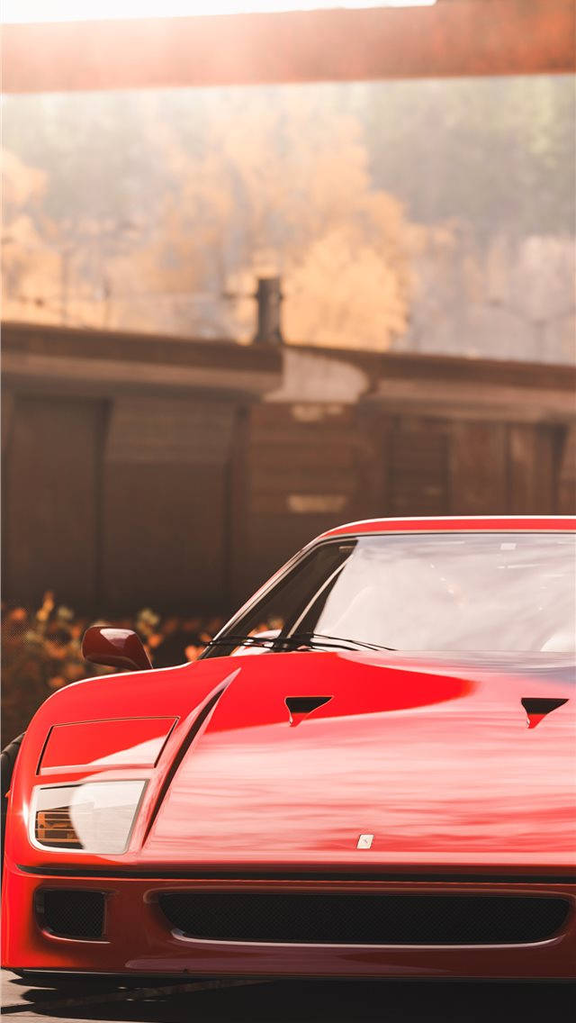 红色法拉利 Forza iPhone 壁纸