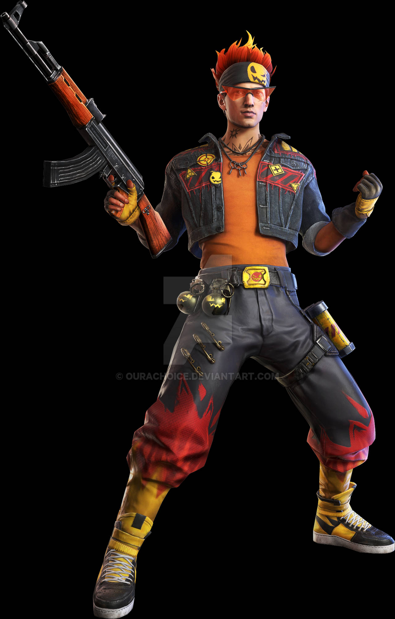 阿尔瓦罗作为 Free Fire 角色 壁纸