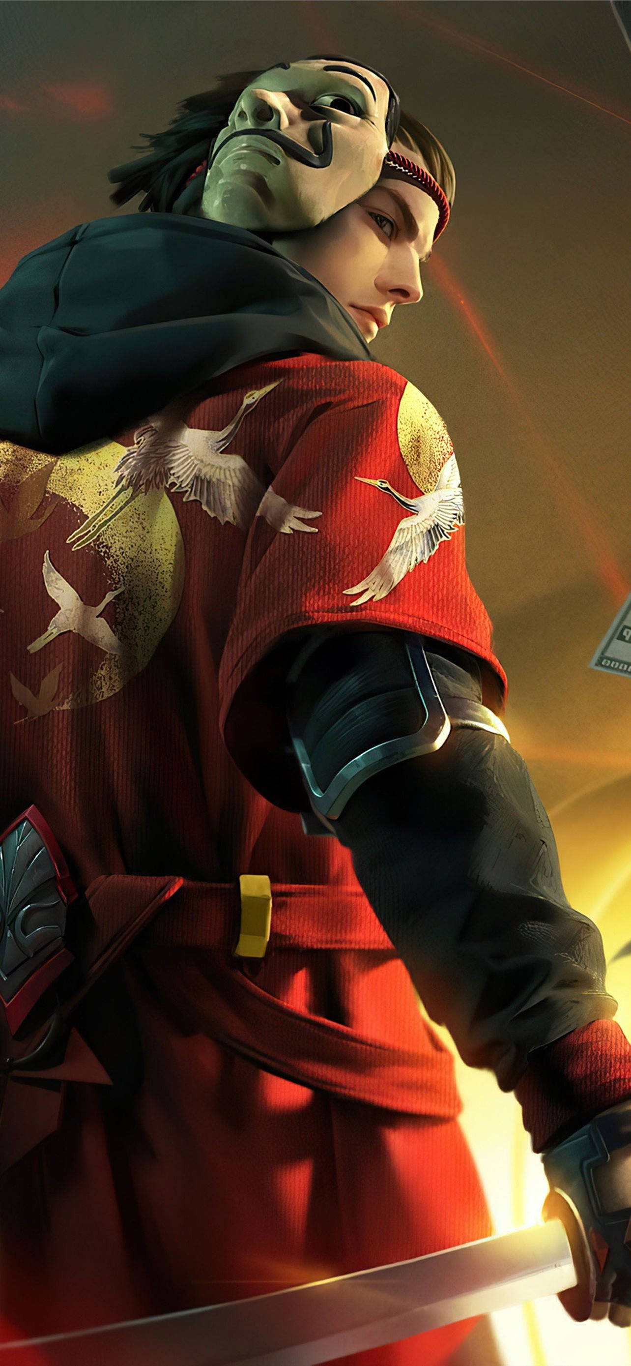 Free Fire 第一季 纸钞屋面具 壁纸