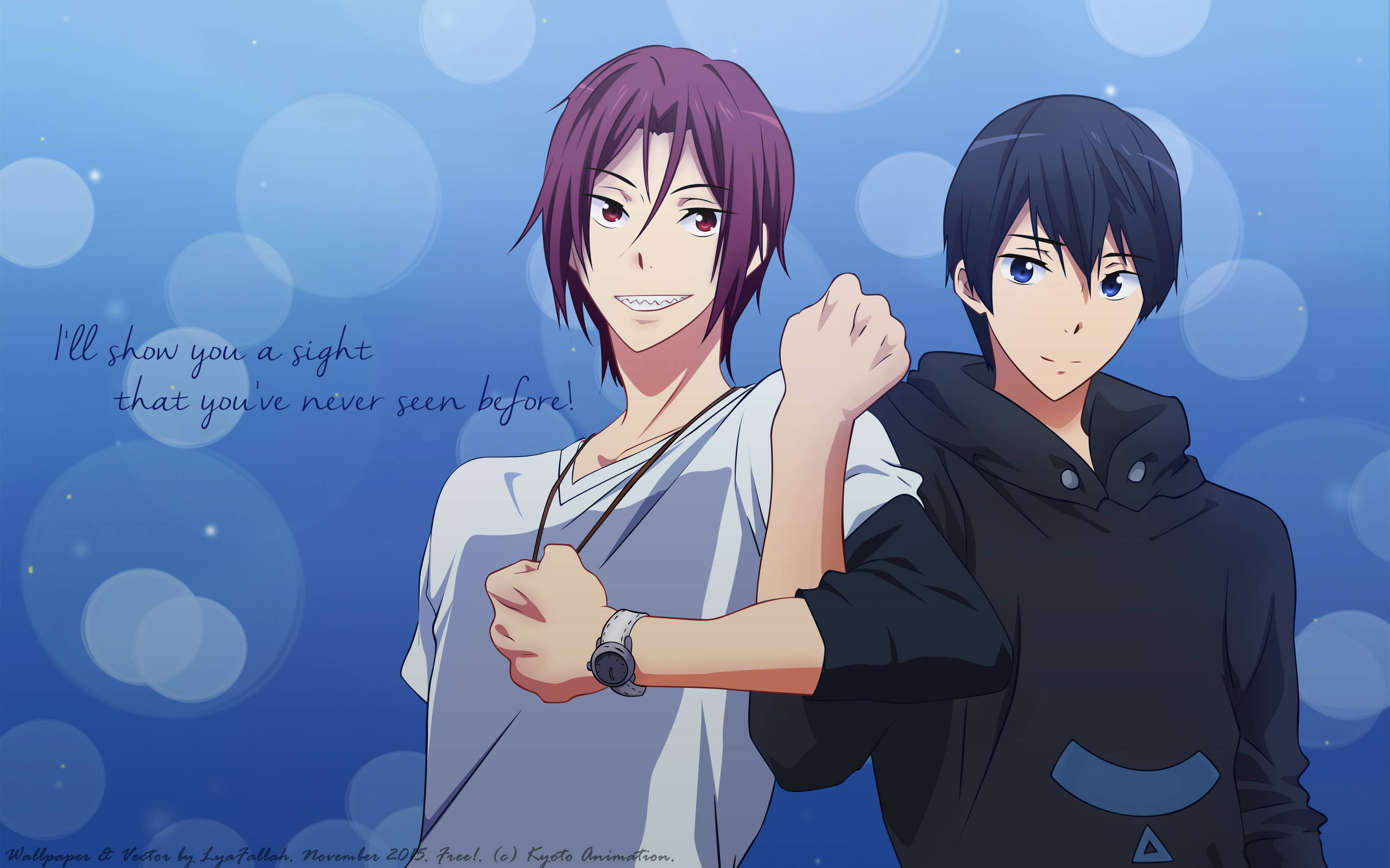 凛与遥《Free！》动漫头像壁纸 壁纸