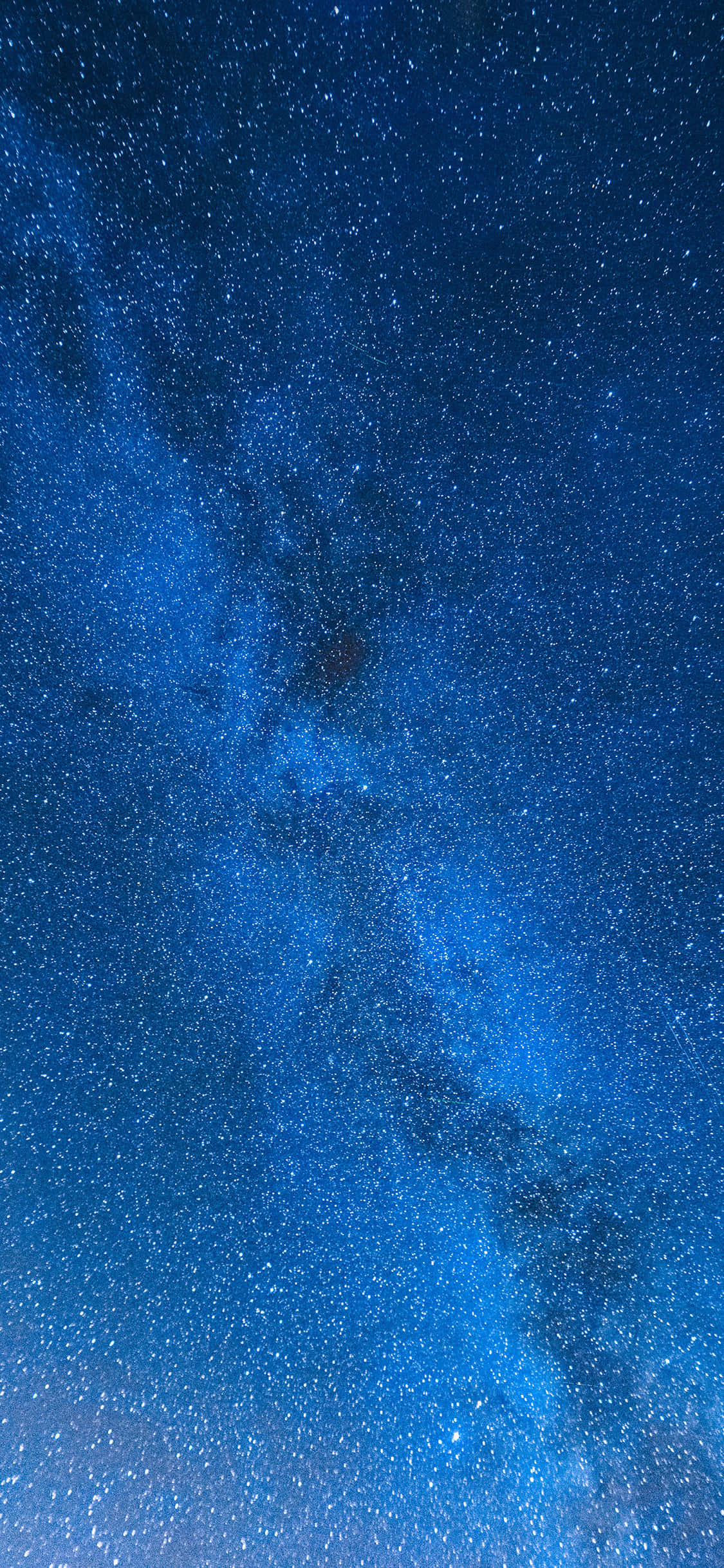 用蓝色Galaxy Iphone超越现实！ 壁纸