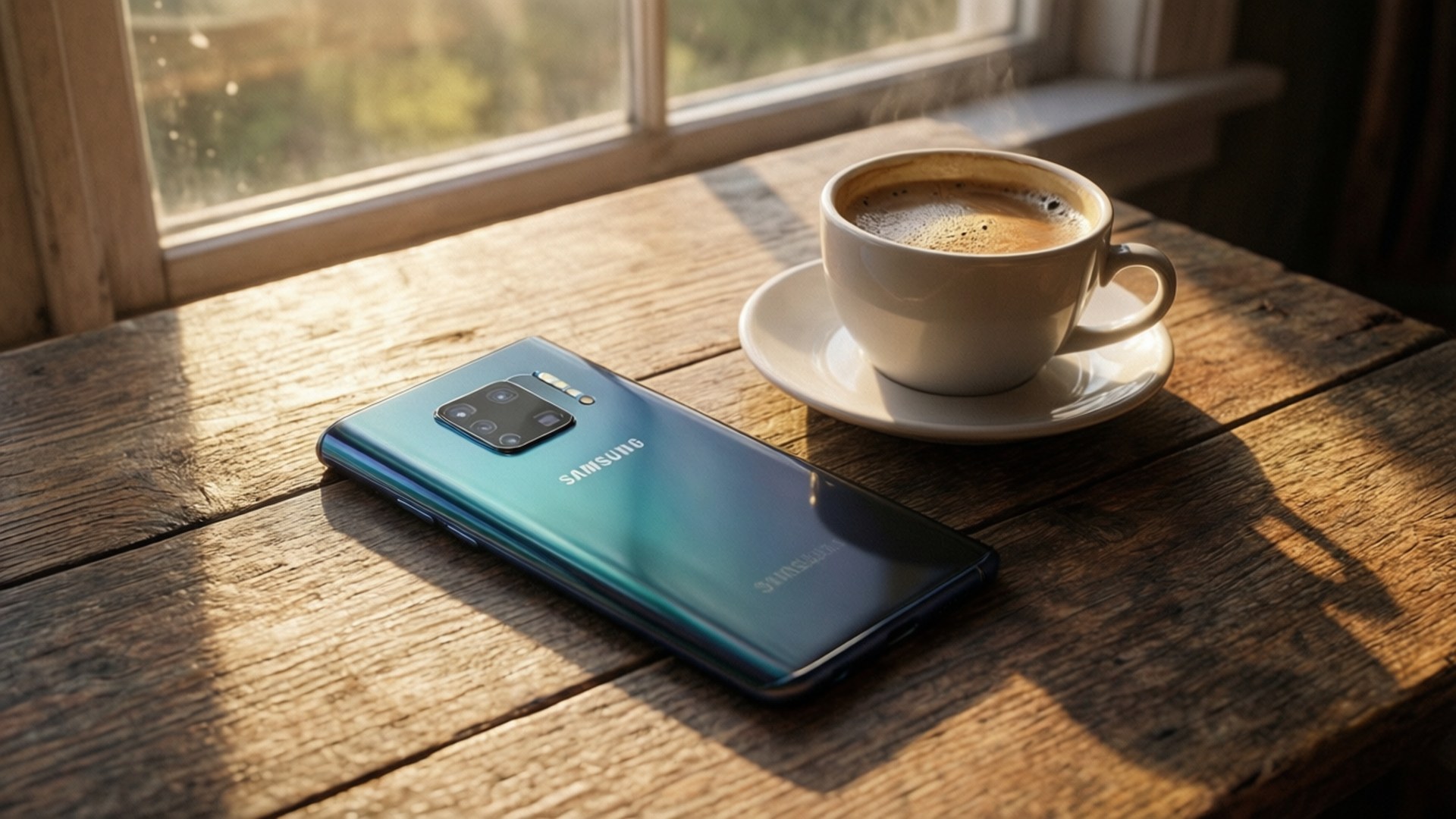 Galaxy S10 晨间咖啡 壁纸